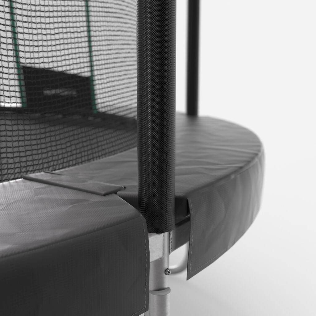 Trampolín con red de seguridad 240 montaje sin herramientas