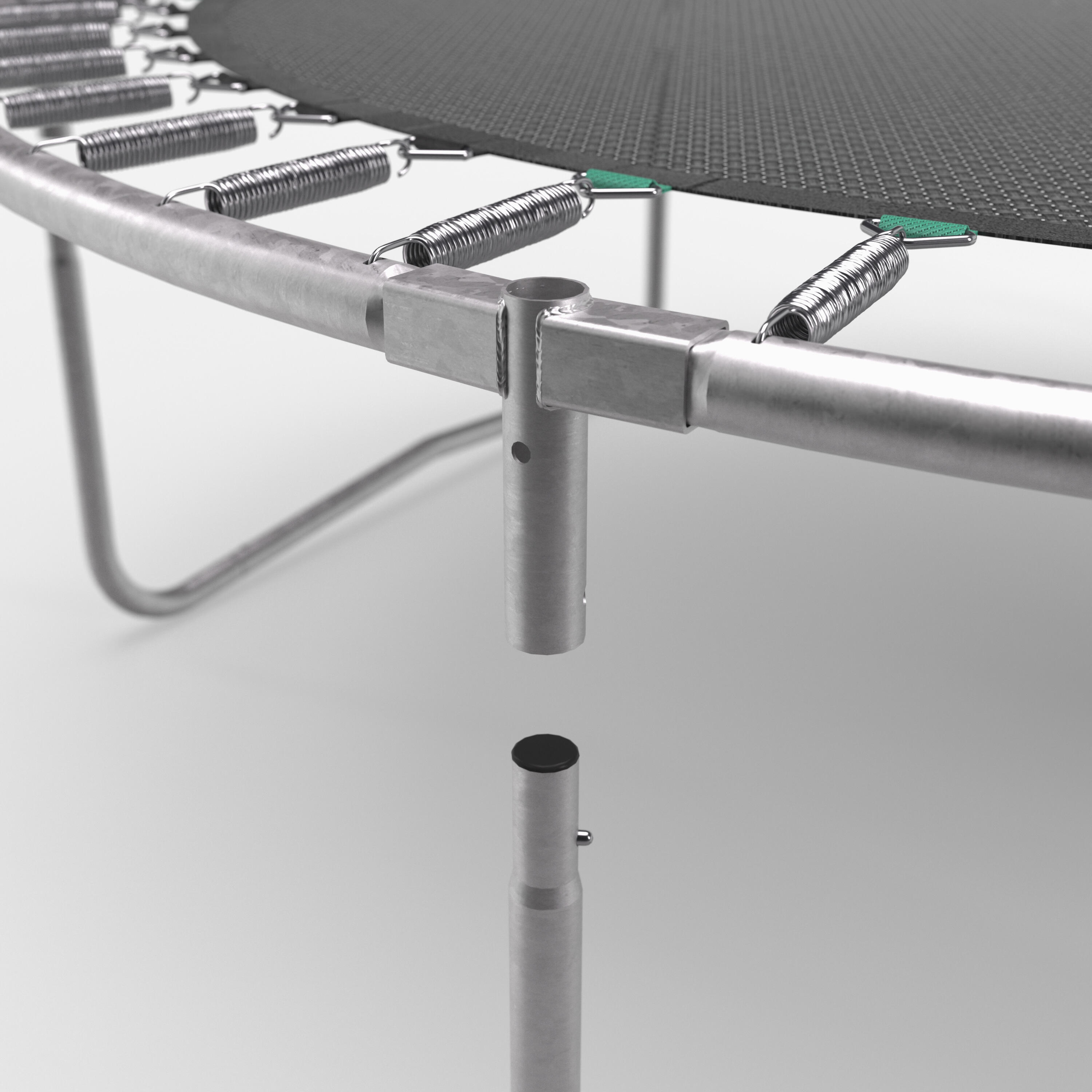 Trampoline with Safety Net, Supports upto 150kg, 240 - Tool Free Design