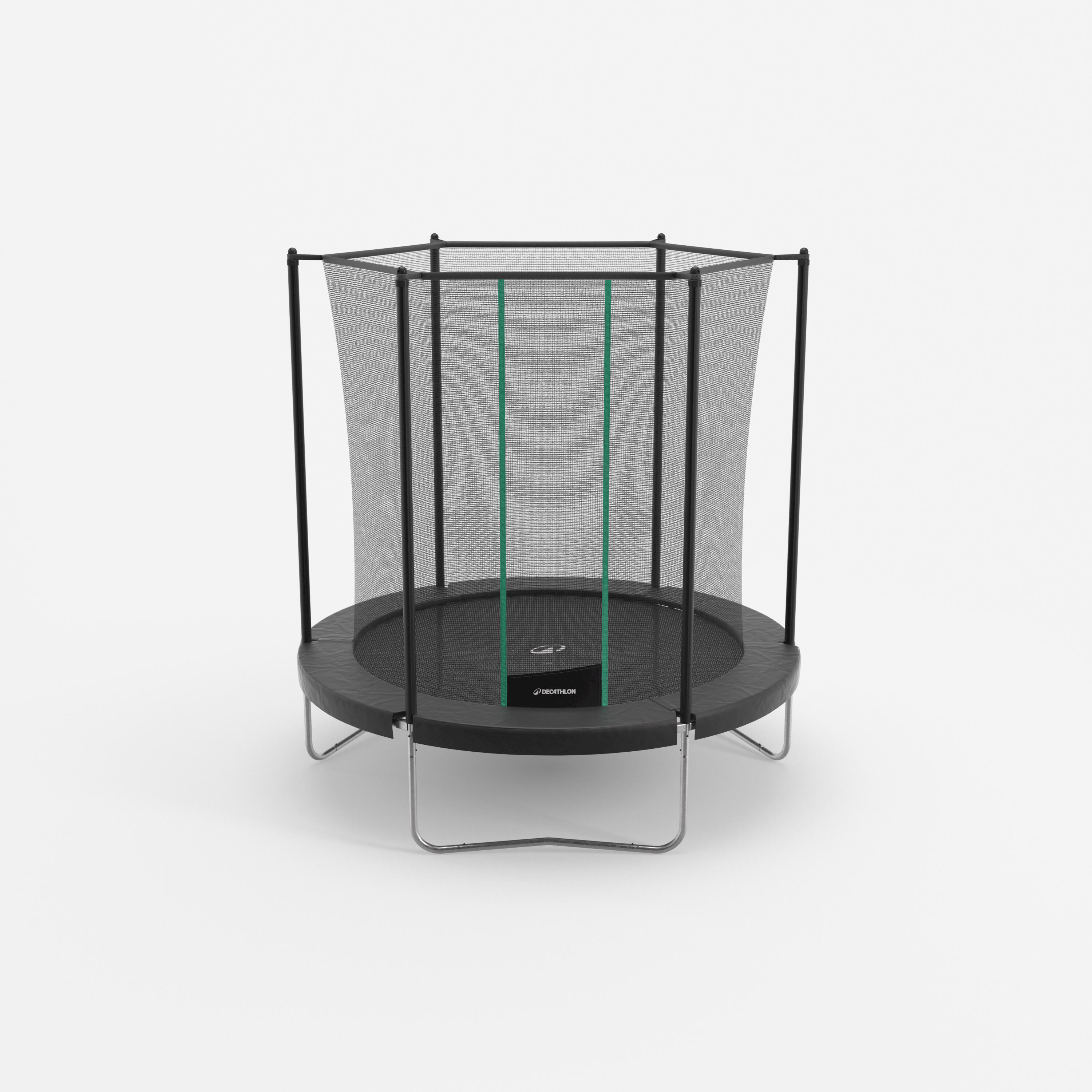 Round trampoline with safety net, Trampoline 240