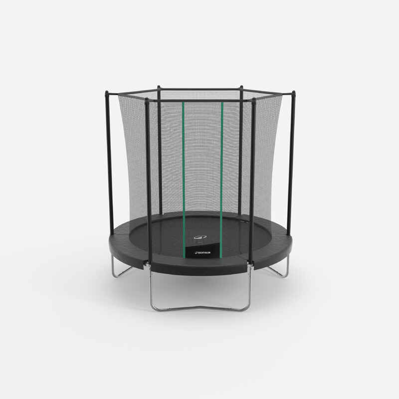 Trampoline 240 with Netting - Tool-Free Design