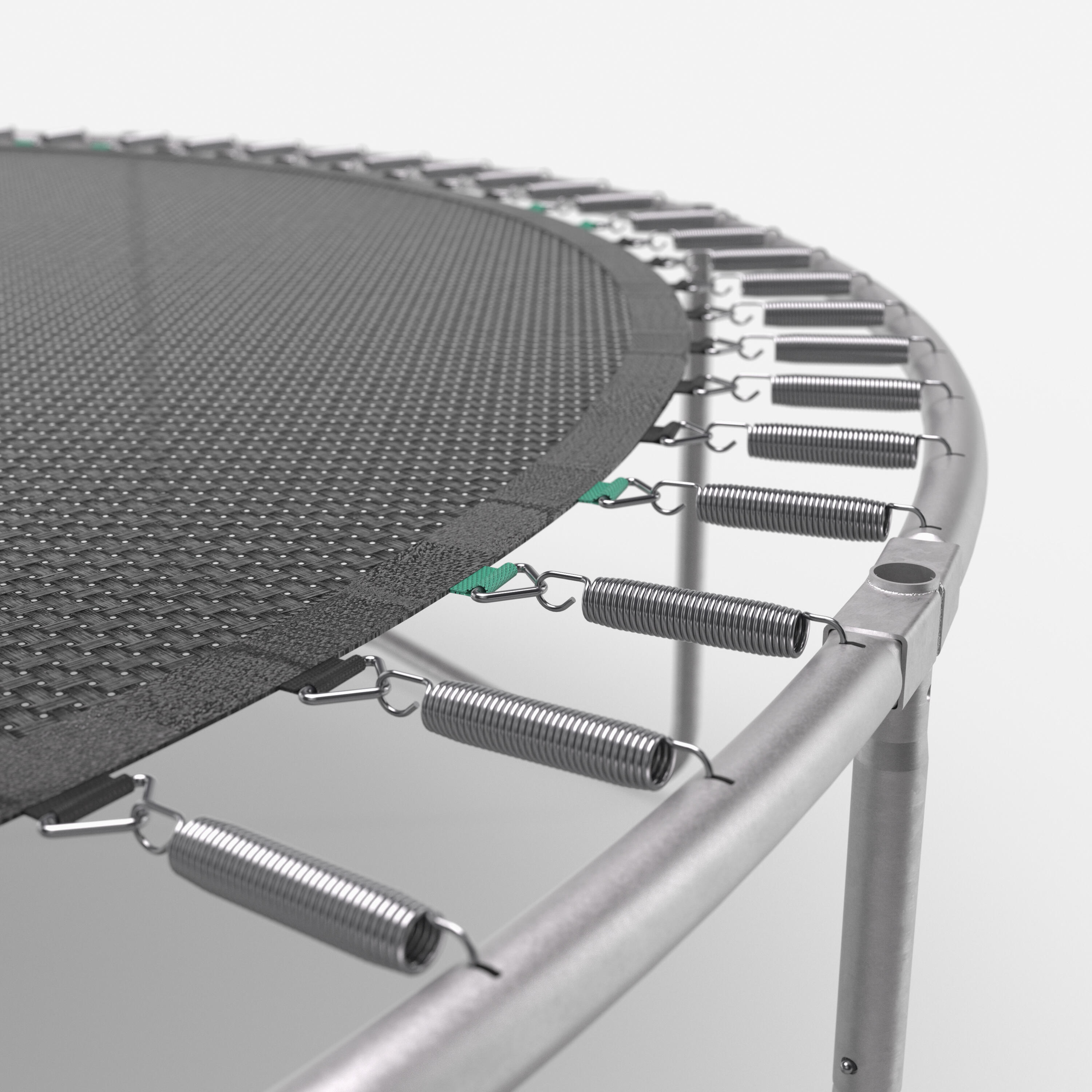 Trampoline with Netting, Supports upto 150kg, 360 - Tool Free Design