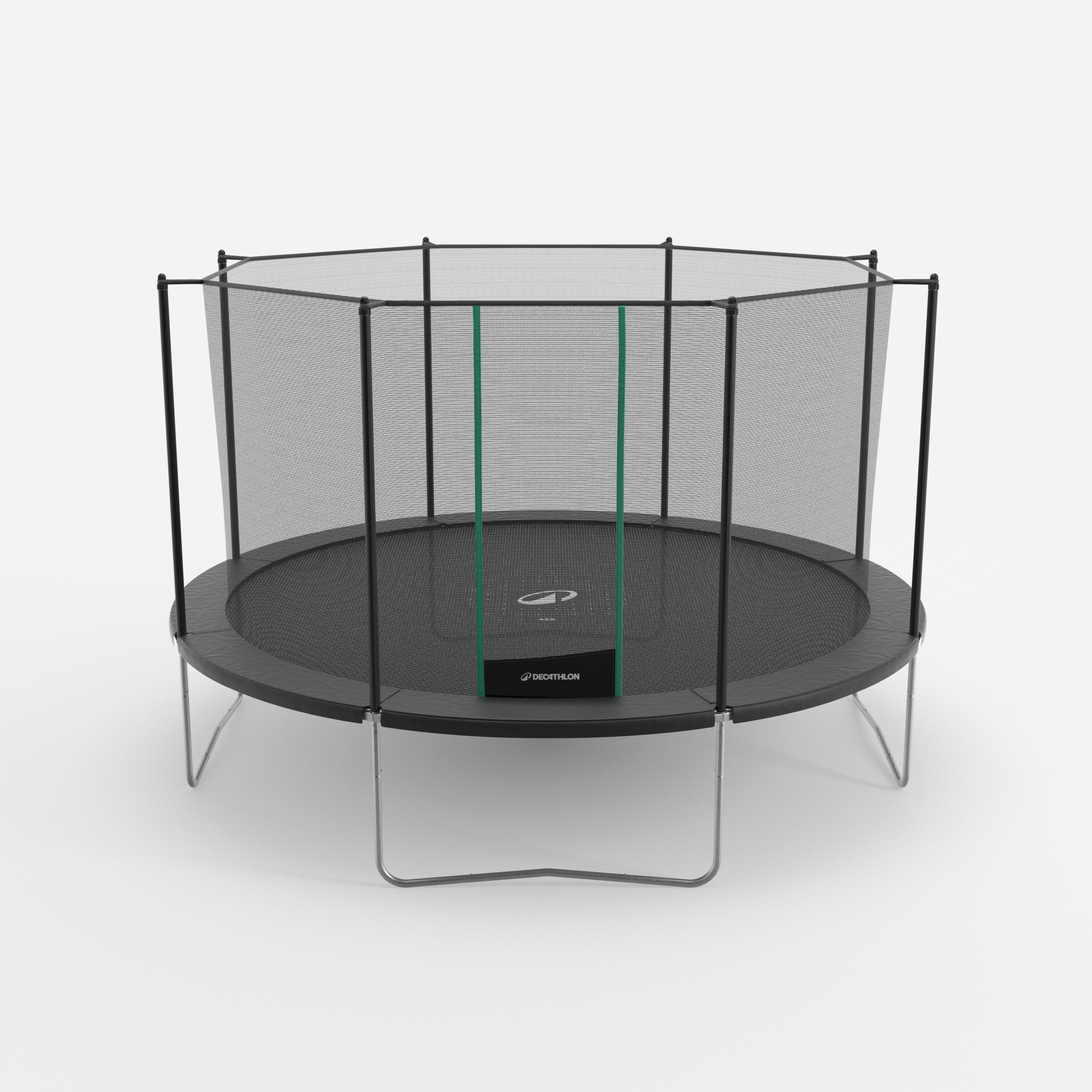 Trampoline 420 met veiligheidsnet montage zonder gereedschap 1/9