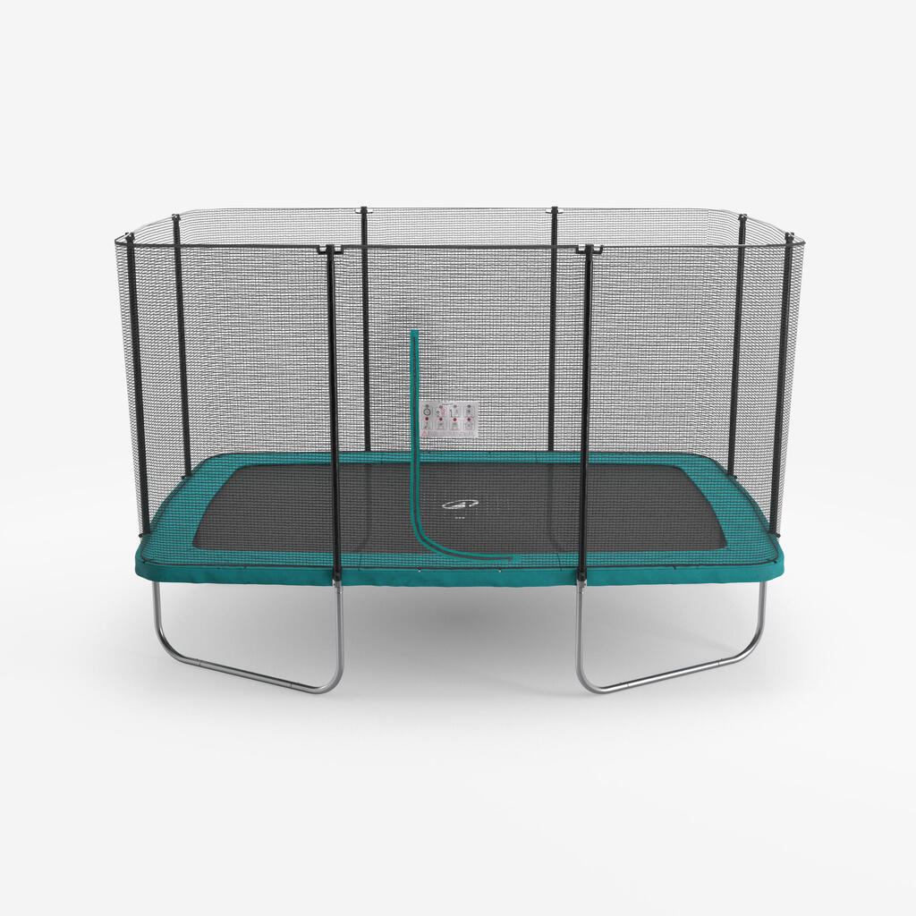 Pravokotni trampolin z varnostno mrežo 520