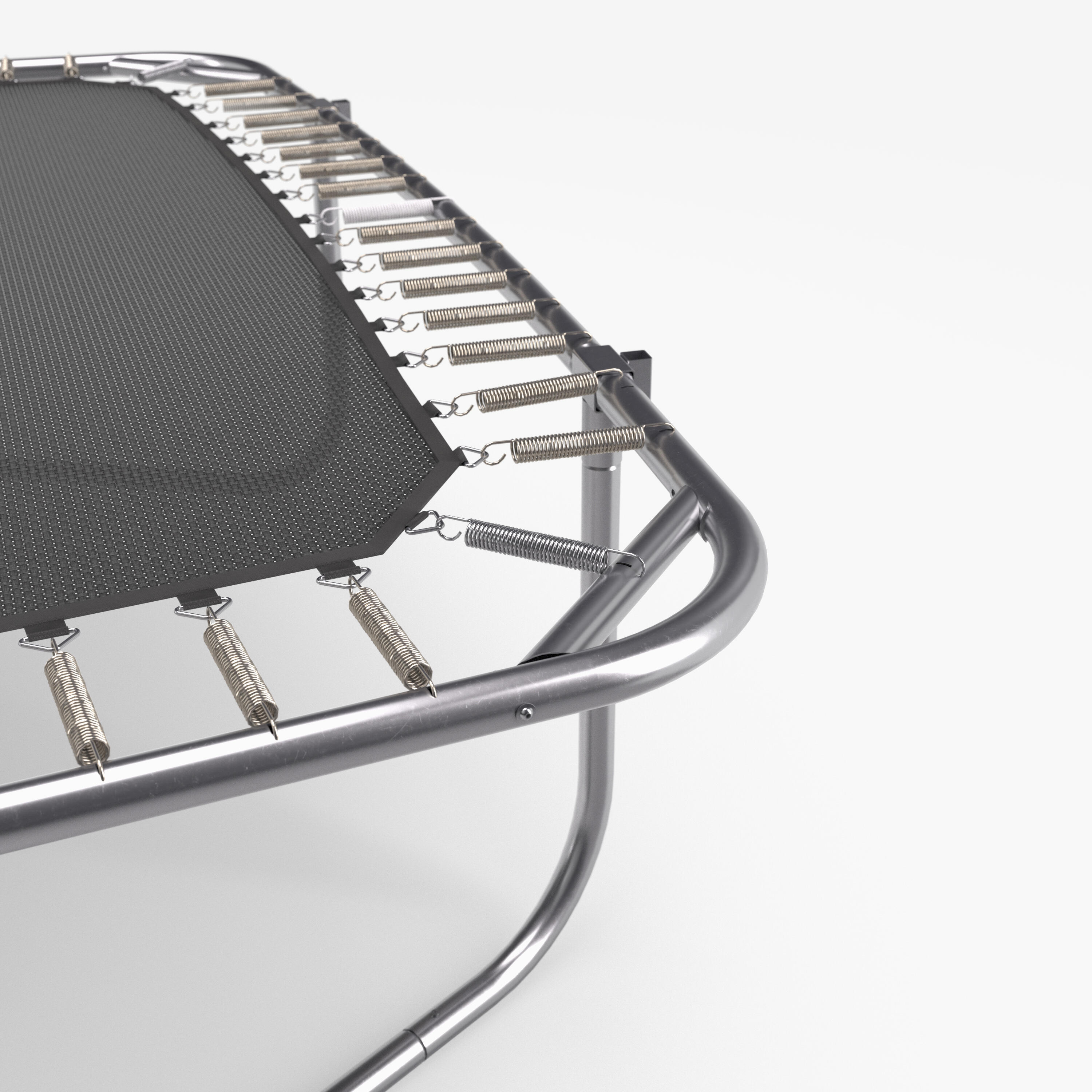 Rechthoekige trampoline 520 met veiligheidsnet 4/8