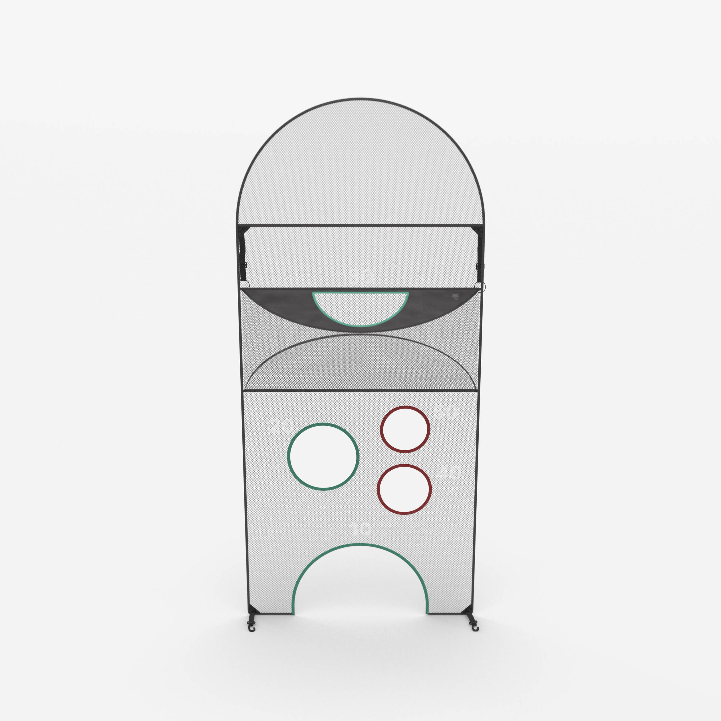 Trampoline Compact Game Ball Target -Black