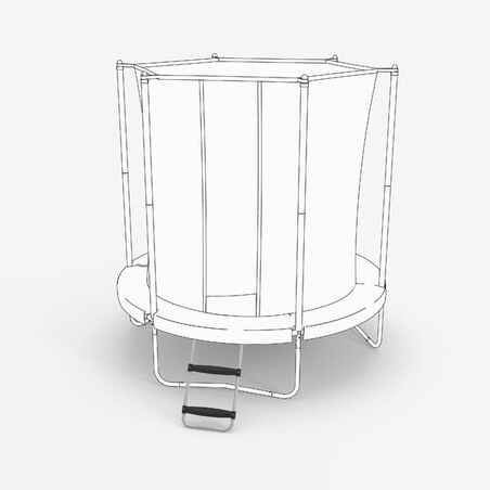 2-Step Trampoline Ladder 240 cm and 300 cm