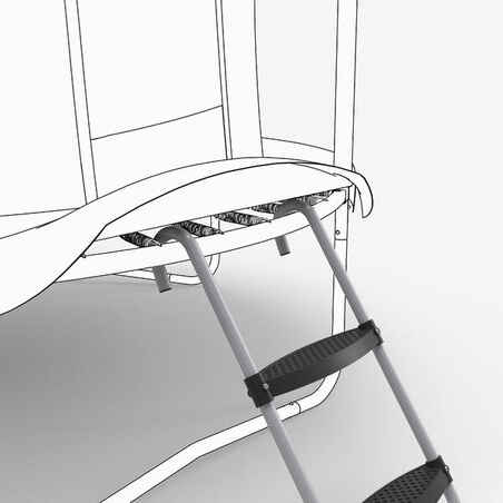2-Step Trampoline Ladder 240 cm and 300 cm