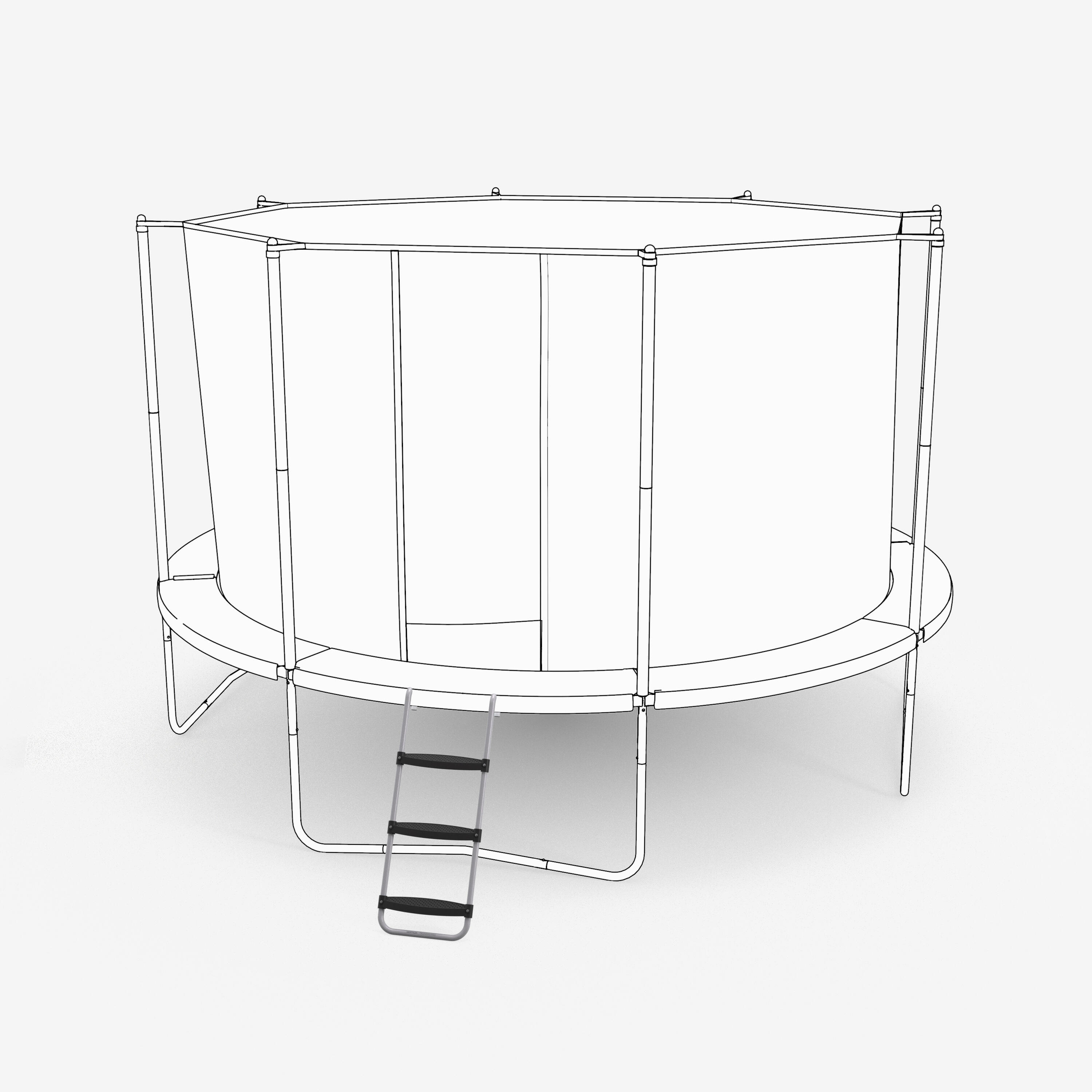 TRAMPOLINELADDER 3 TREDEN 2/5