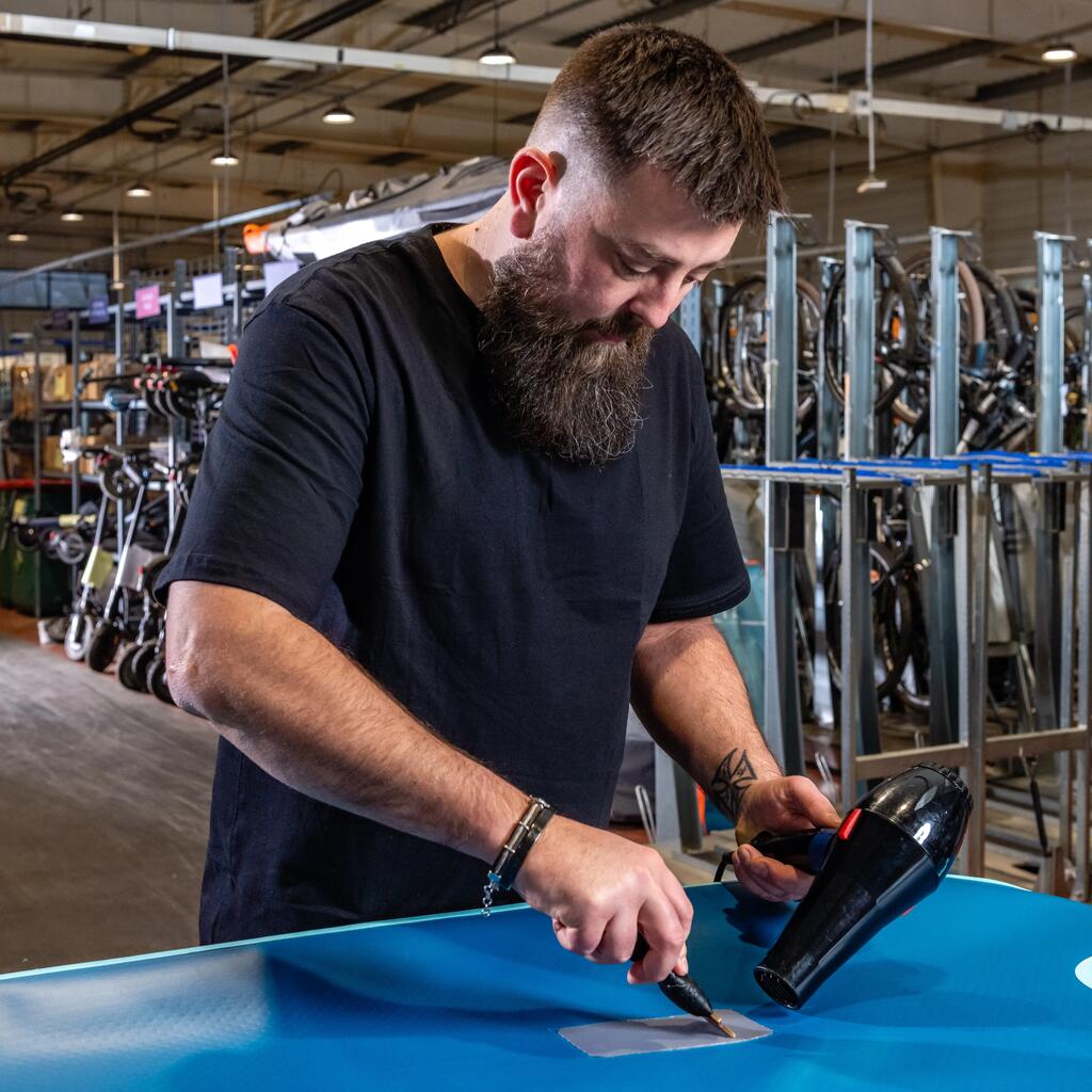 REPAIRING ADDITIONAL LEAKS IN AN INFLATABLE CRAFT