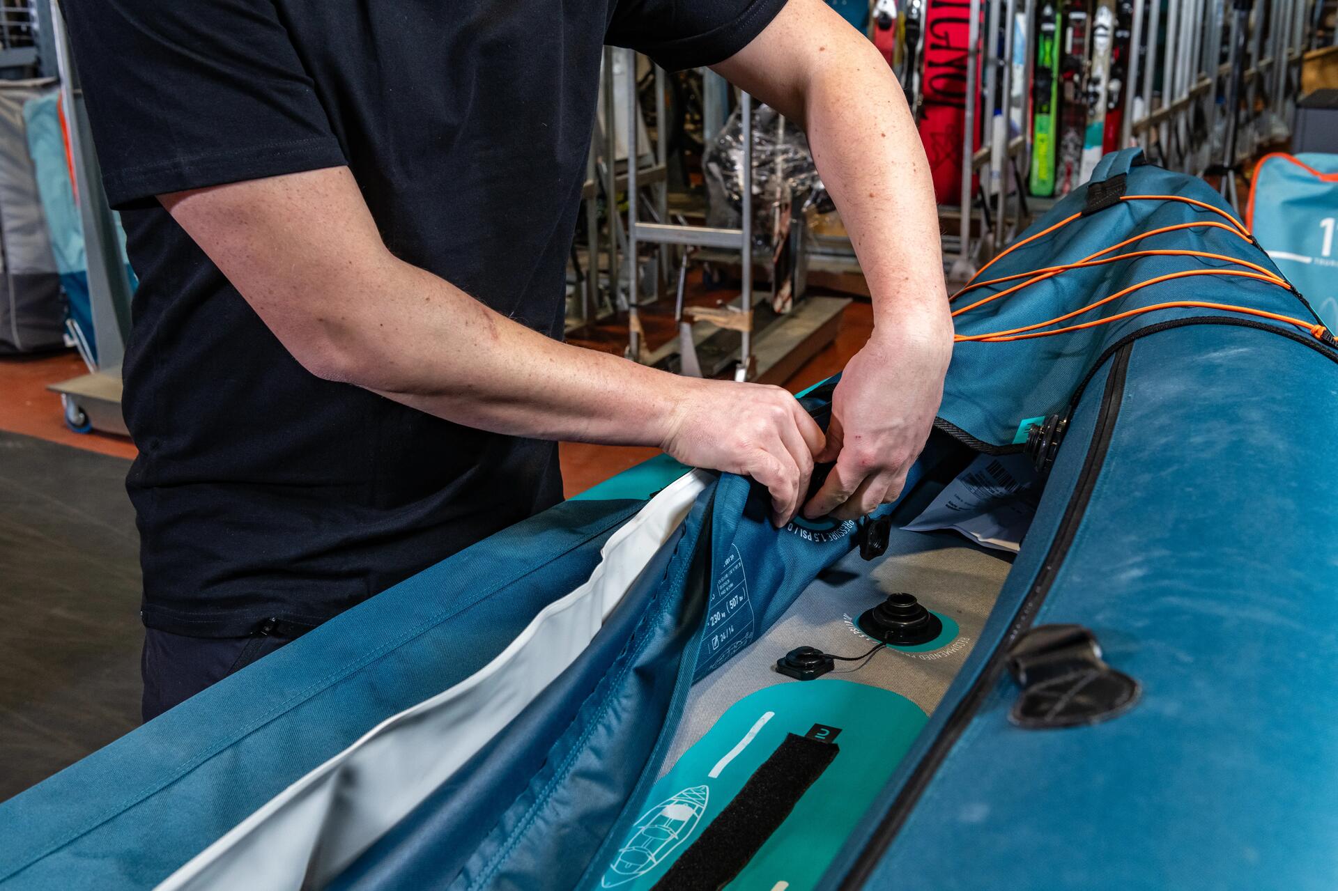 ALLROUND X100 ŞİŞİRİLEBİLİR STAND-UP PADDLE: kullanım kılavuzu, onarım, yedek parçalar
