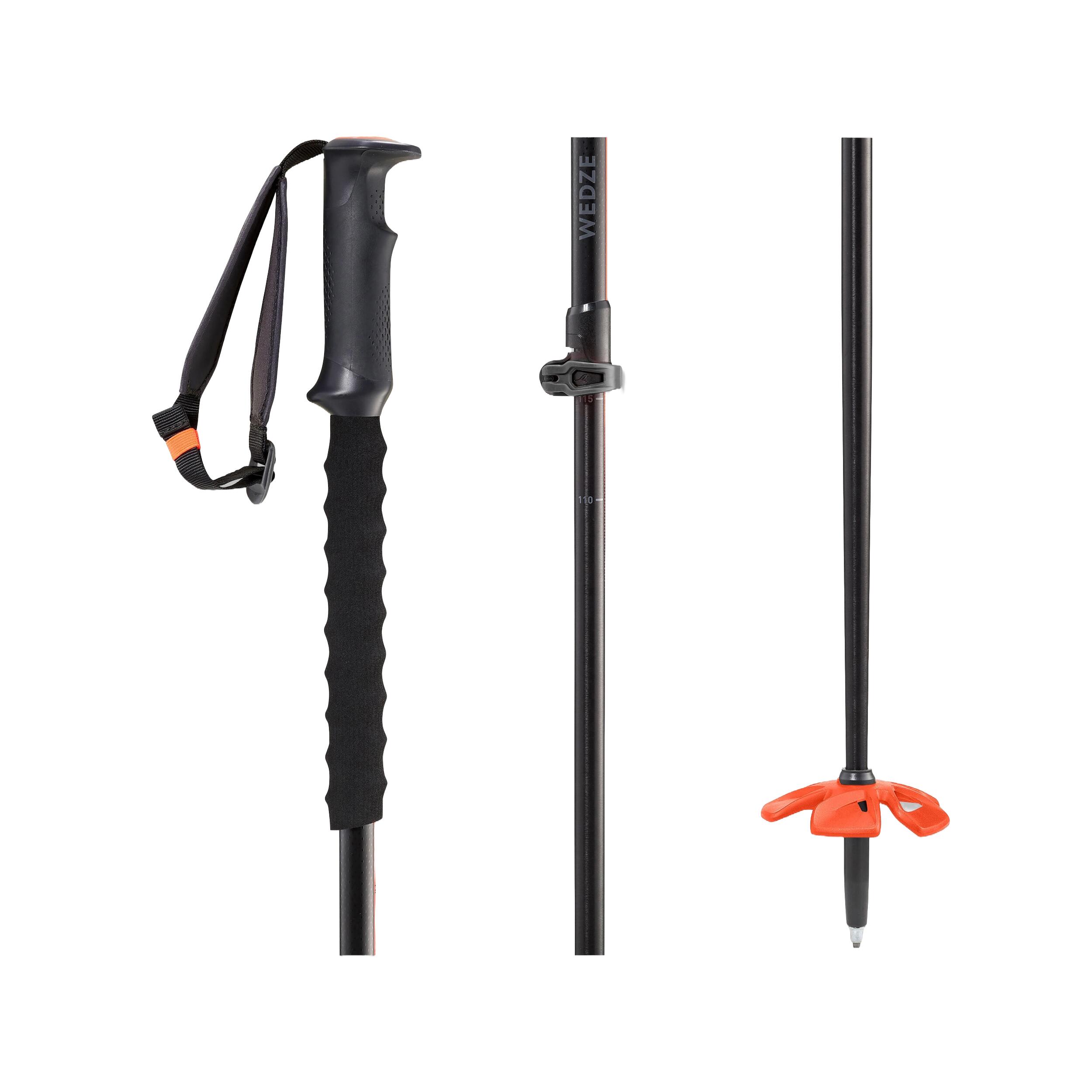 Ski touring poles