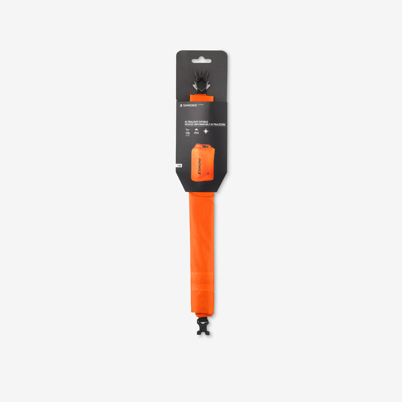 Housse imperméable ultra légère 13 litres, orange