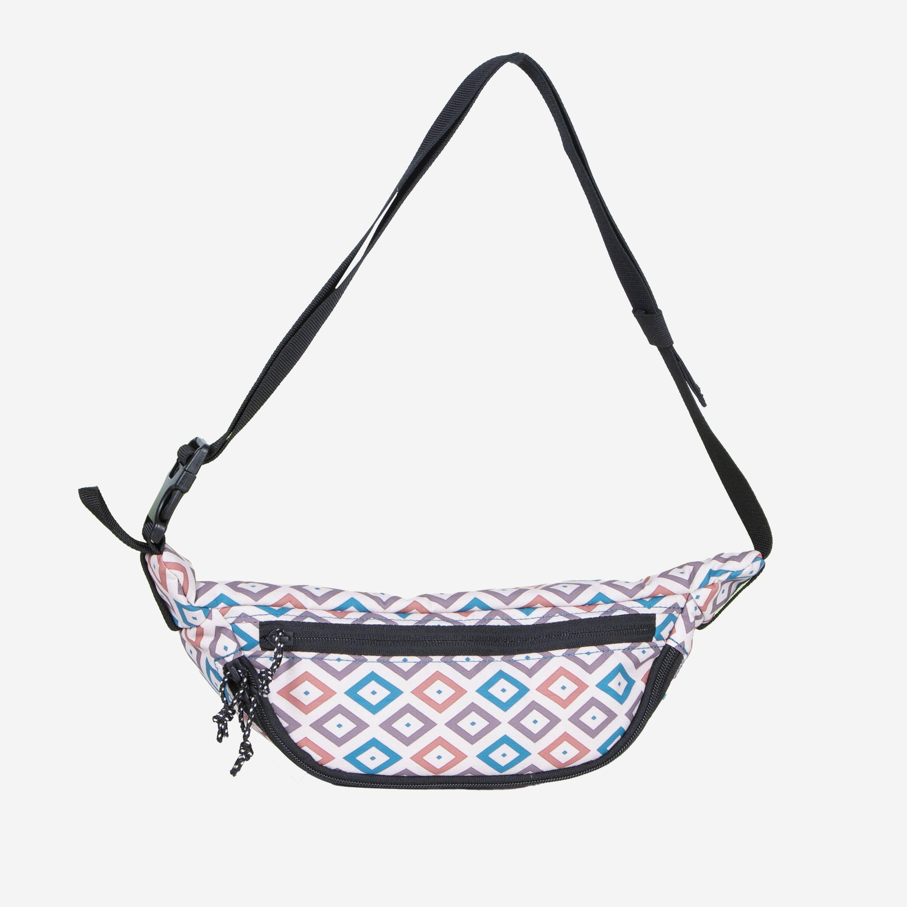 Travel Waist Bag, Multiple Compartment, 2L Capacity - Beige -  2