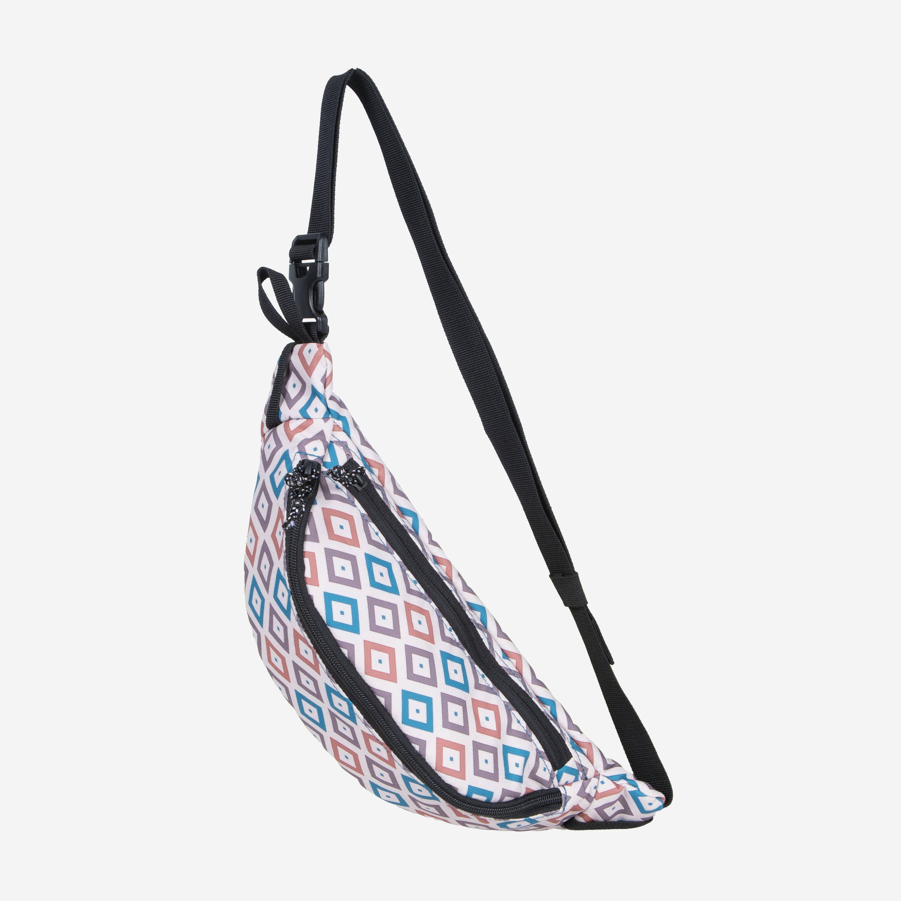 Travel Waist Bag, Multiple Compartment, 2L Capacity - Beige -  5