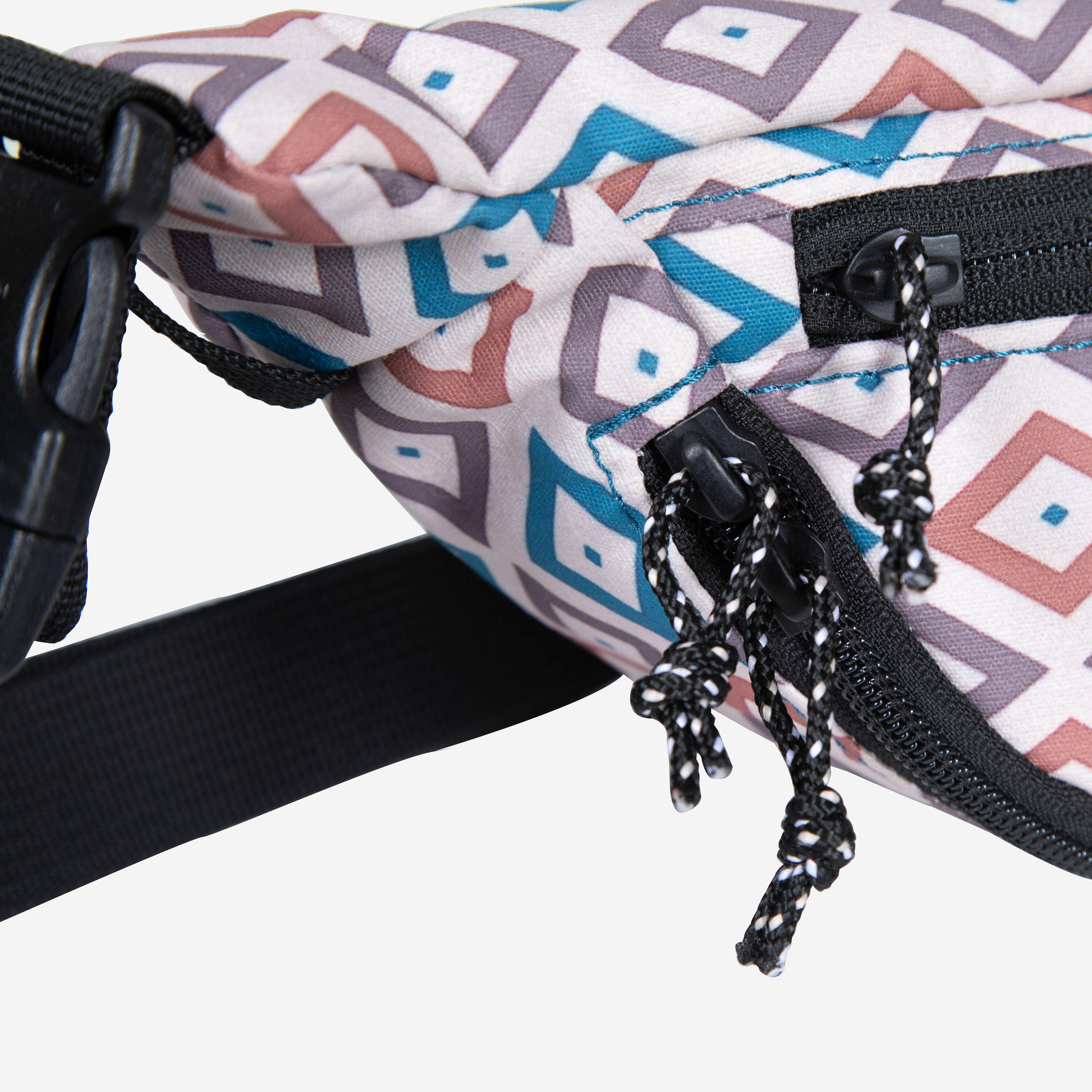 Travel Waist Bag, Multiple Compartment, 2L Capacity - Beige -  4