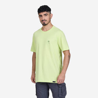Men Hiking Breathable T-shirt - NH100 Yellow