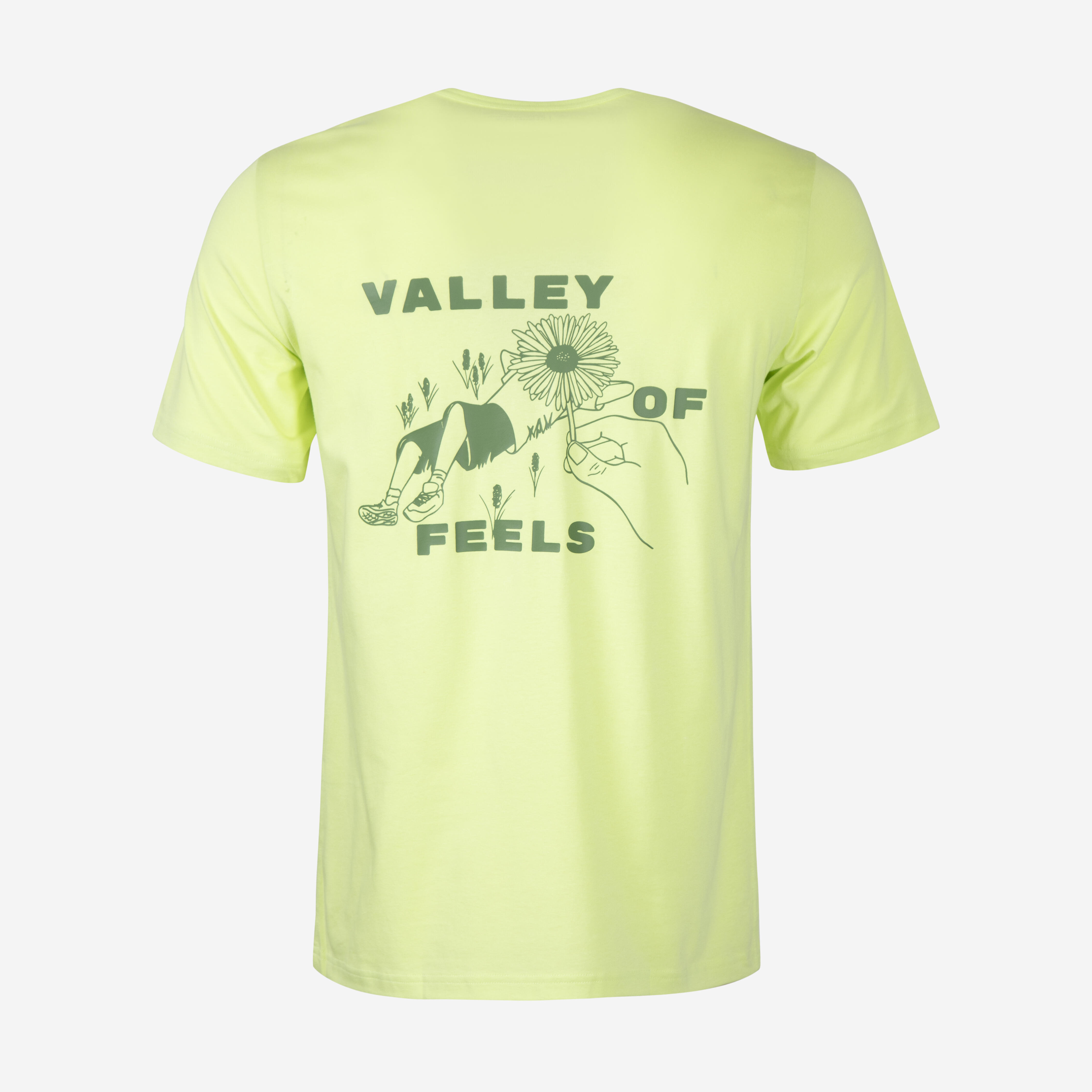 Men Hiking Breathable T-shirt - NH100 Yellow