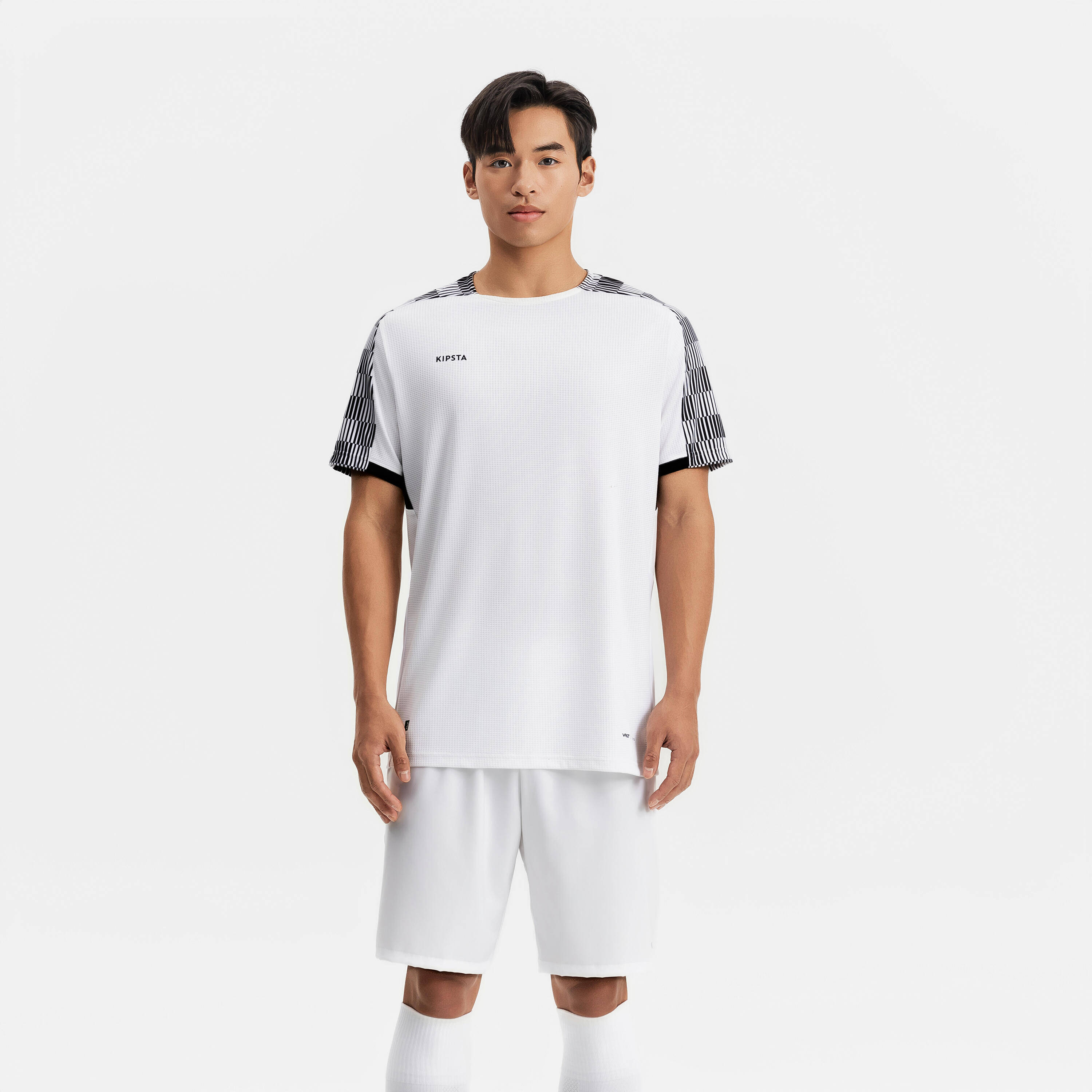 Men Football Jersey Shirt Viralto Checkerboard - White/Black -  1
