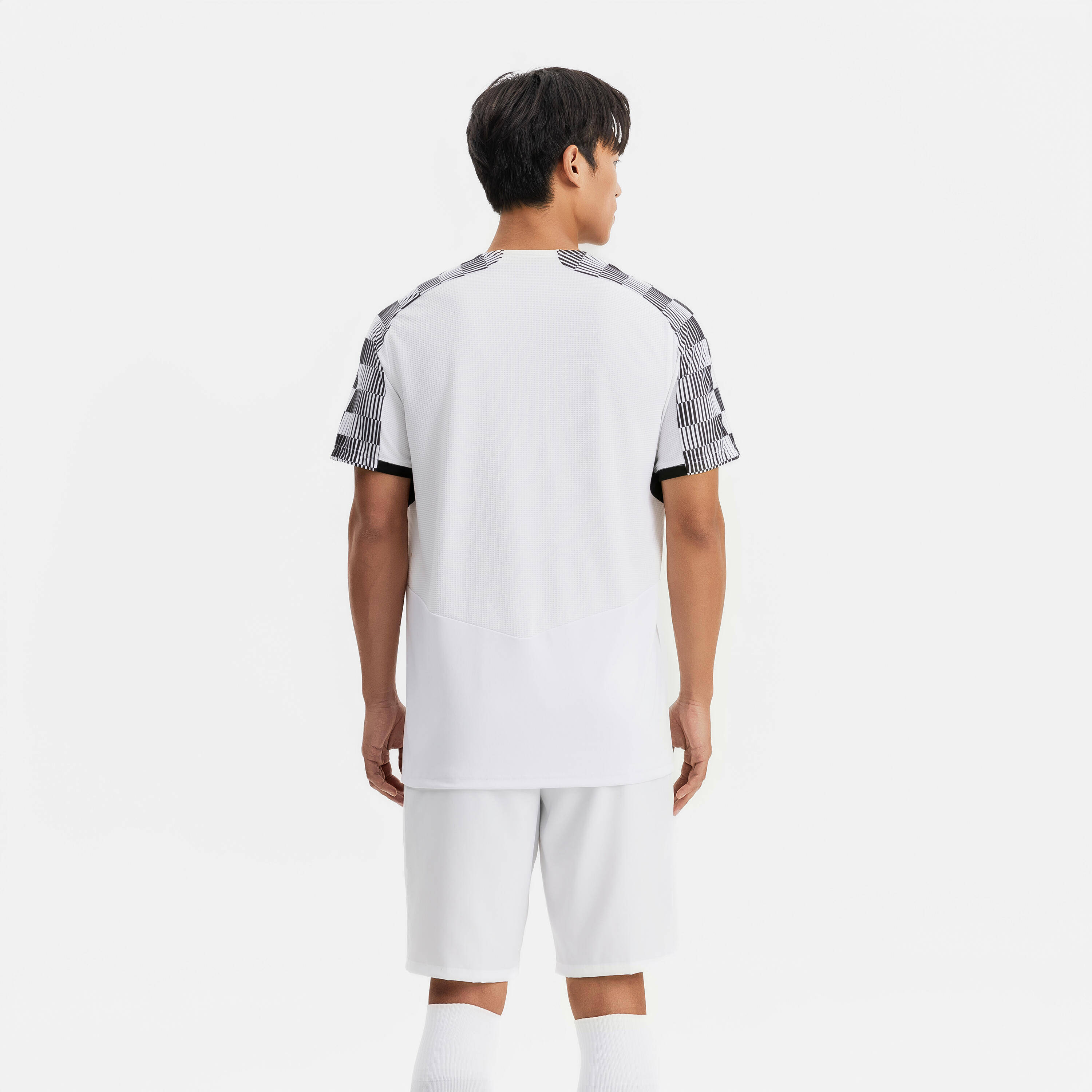 Men Football Jersey Shirt Viralto Checkerboard - White/Black -  4