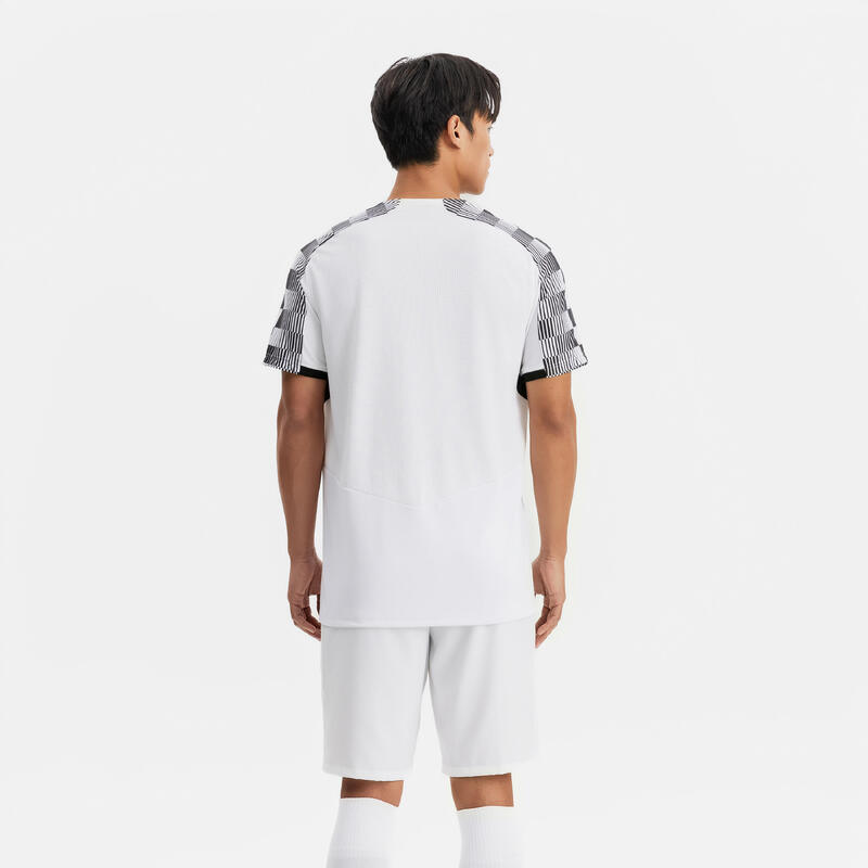 Yetişkin Futbol Forması - Beyaz/Siyah - Viralto Damier