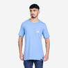 Men Hiking Breathable T-shirt - NH100 Blue