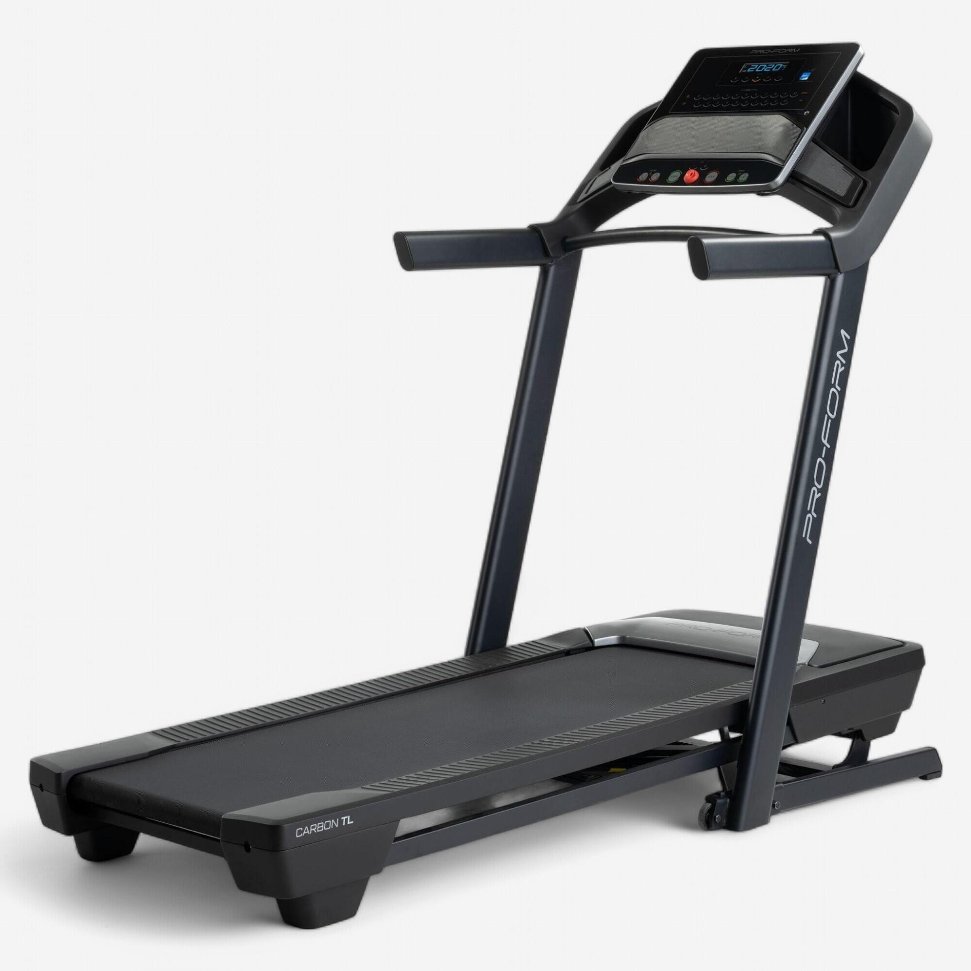 Passadeira de corrida dobrável e conectada ifit carbon tl