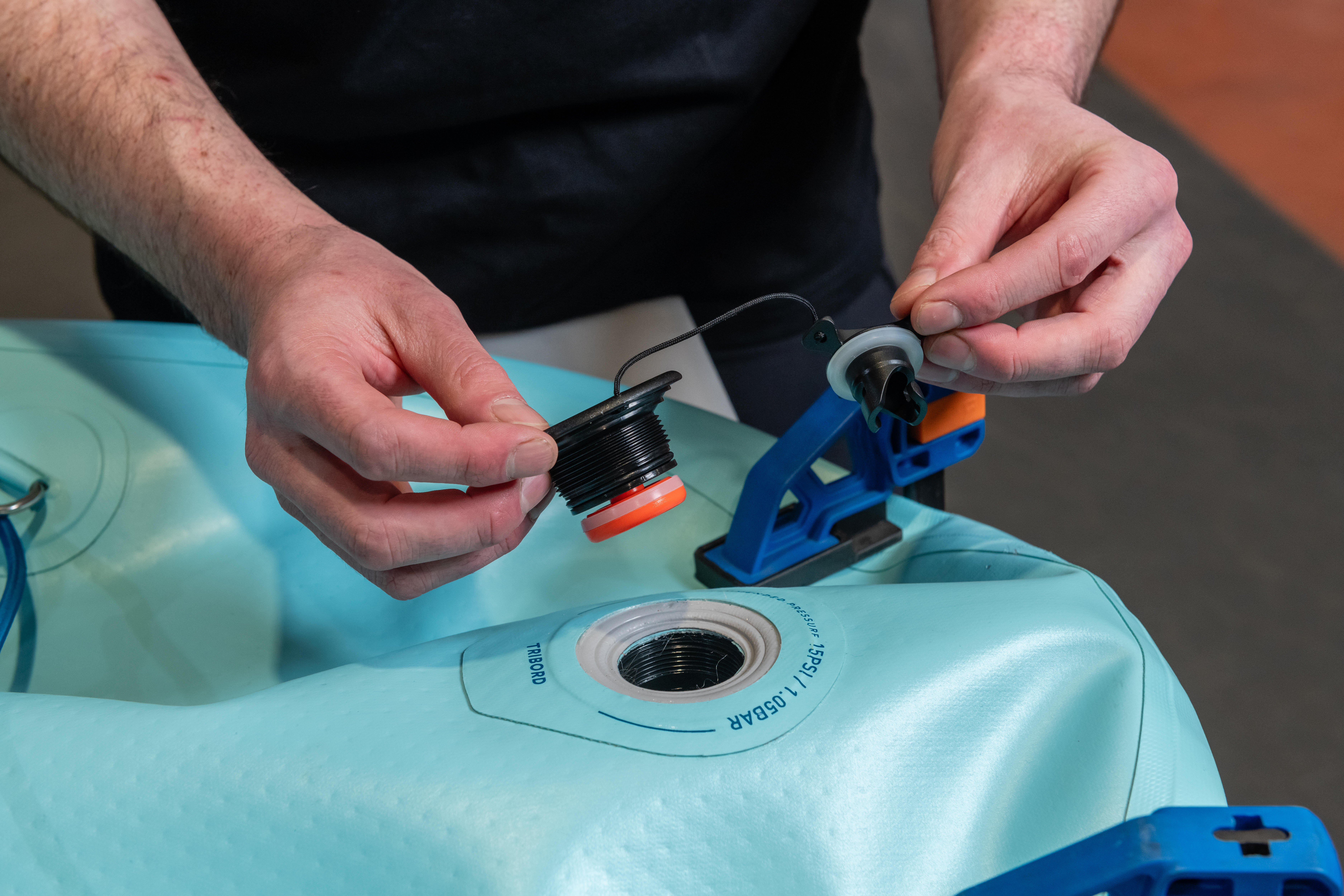 Inflatable SUP + Kayak High-Pressure Valve Replacement - WORKSHOP