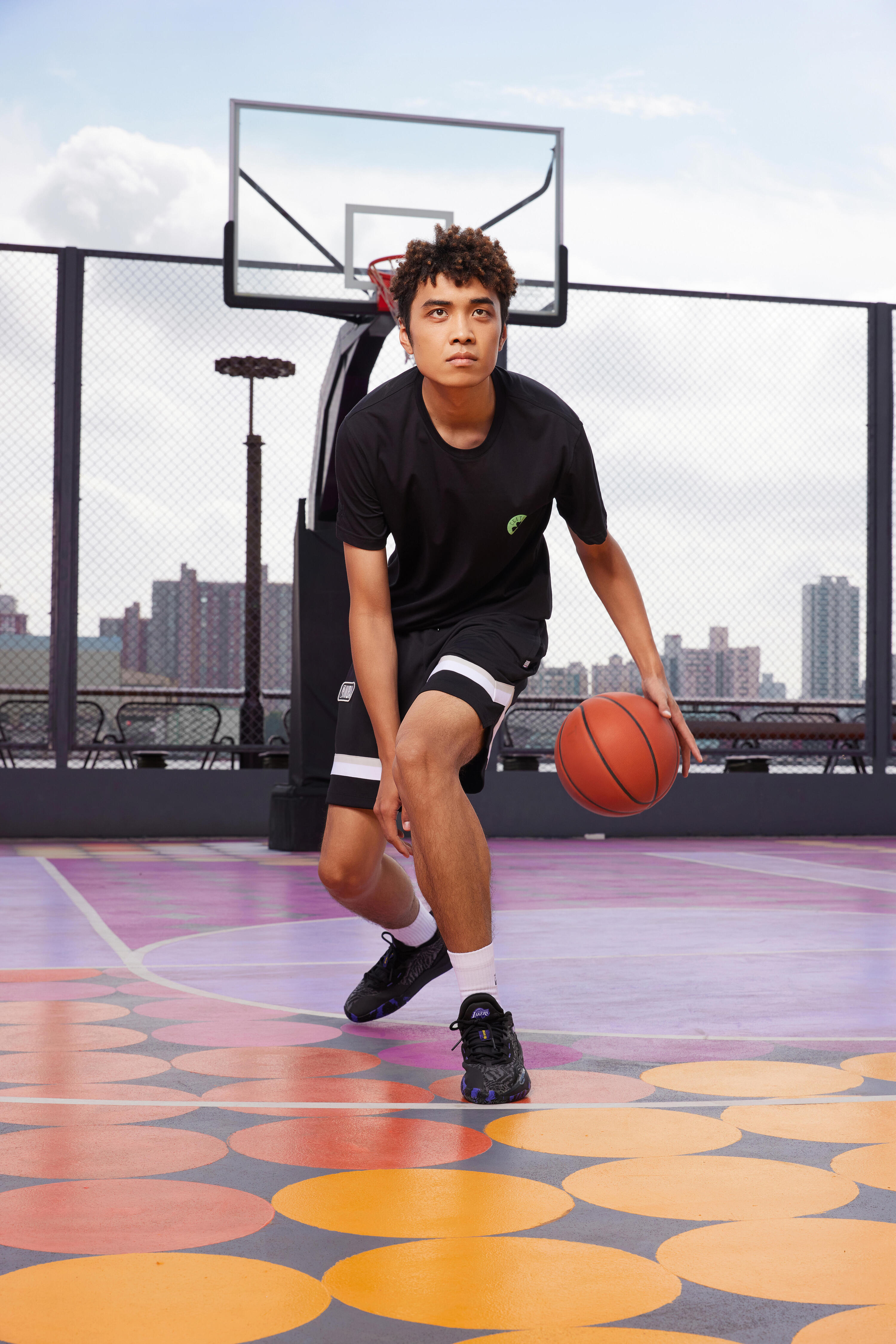 Zapatillas de baloncesto NBA Lakers hombre/mujer -  FAST 900 LOW-1 Negro 33/46
