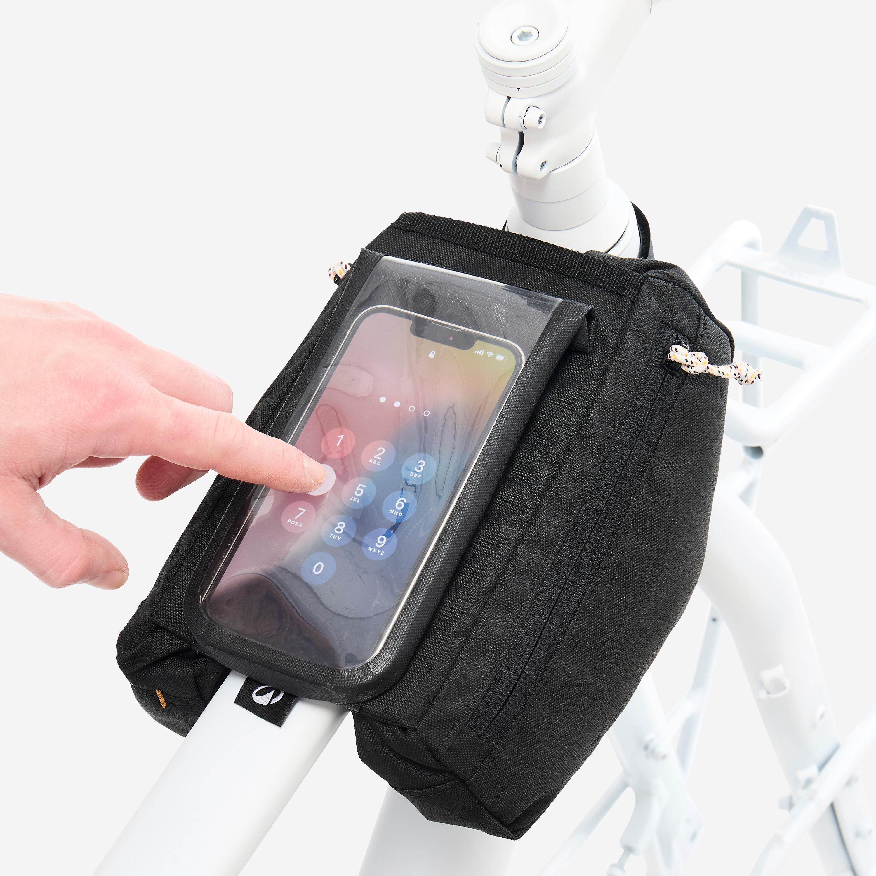 2x1L Smartphone Bike Frame Bag, ACTV 100 - Black