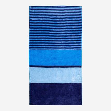 Grande serviette de plage velours