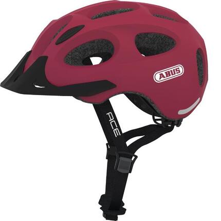 Fahrradhelm City ABUS YOUN I-ACE cherry red