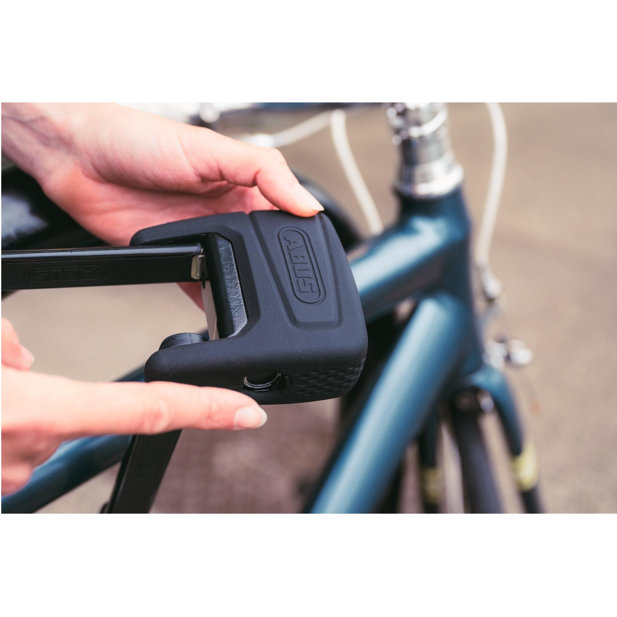 Fahrradschloss Faltschloss mit Fingerprint ABUS BORDO ONE 6000AF/120  schwarz | Decathlon