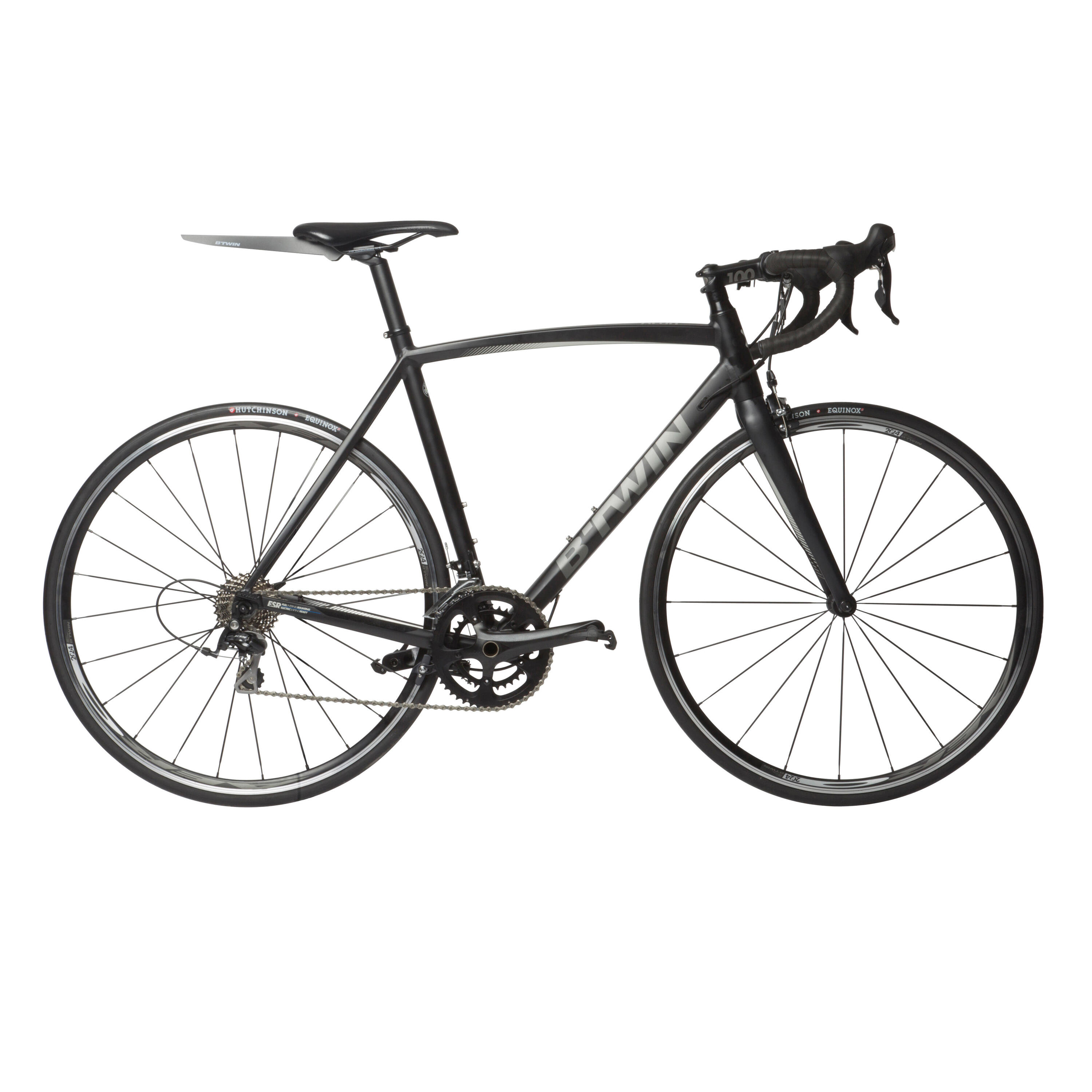 Sattel-Schutzblech Mudguard Rennrad schwarz 9/11