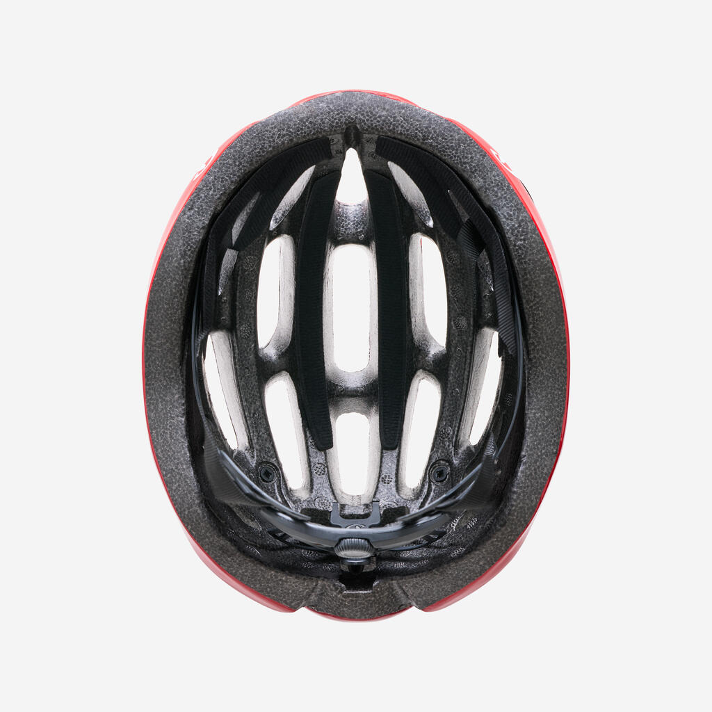 Road cycling helmet, Angon red