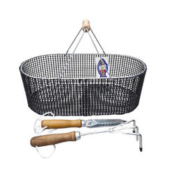 Kit panier boyard + 2 outils pêche à pied
