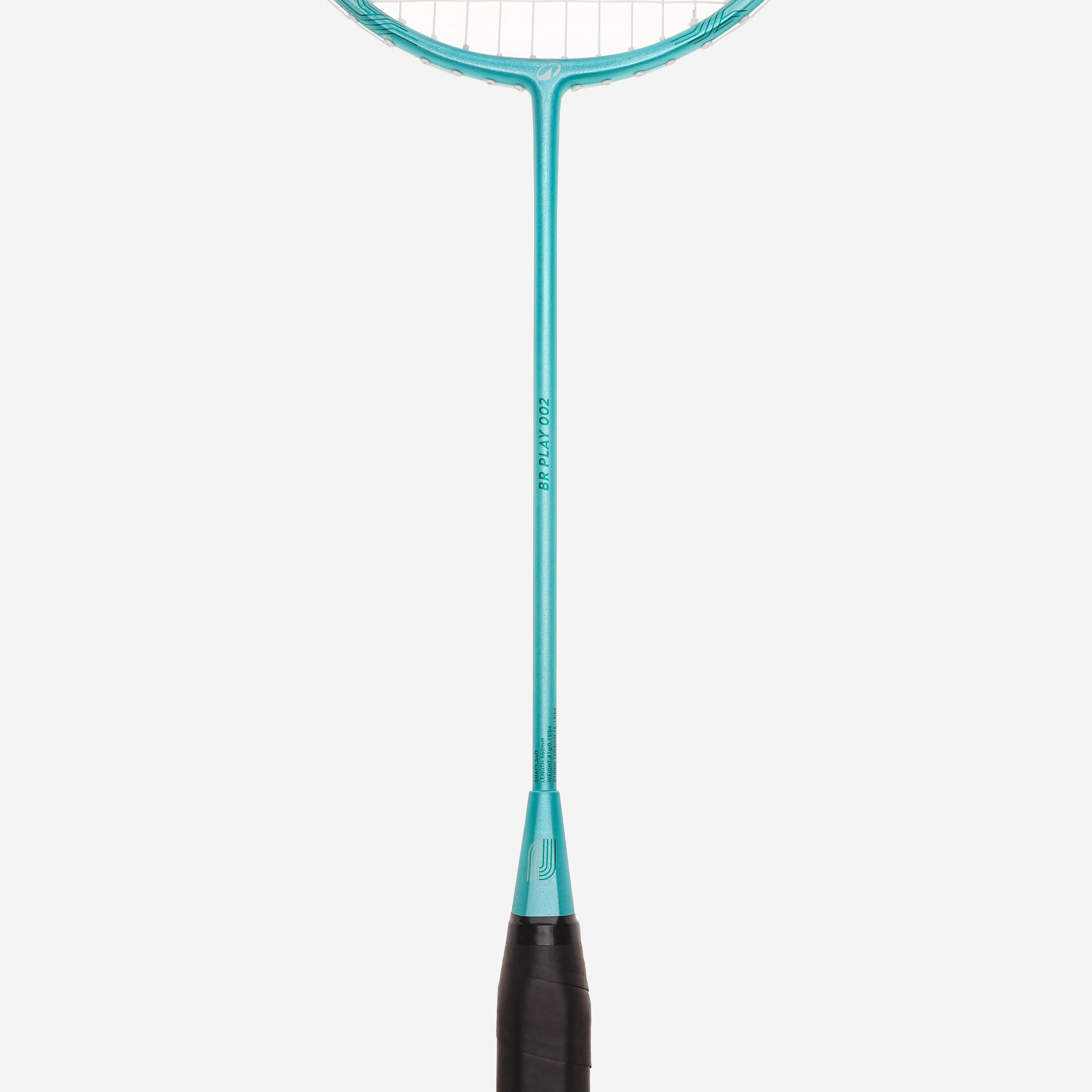 ADULT BADMINTON RACKET BR PLAY 002 TURQUOISE BLUE