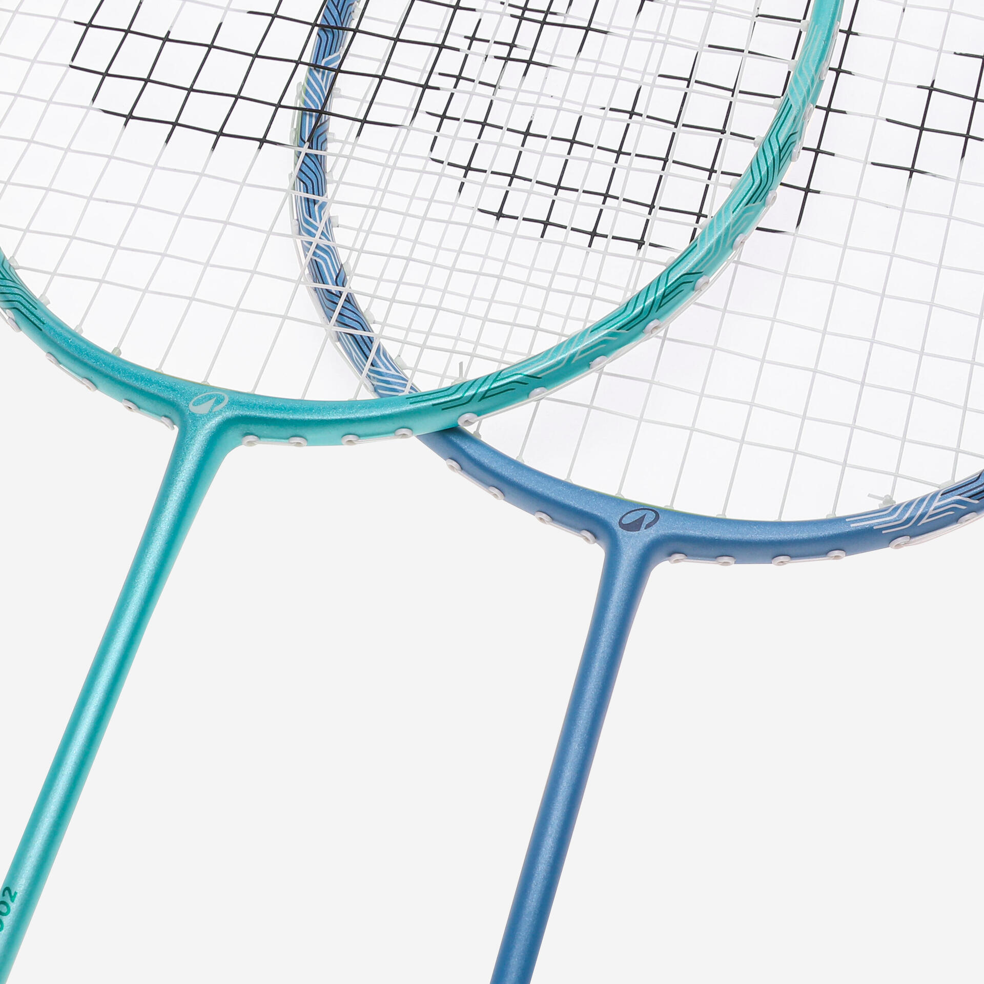ADULT BADMINTON RACKET BR PLAY 002 TURQUOISE BLUE