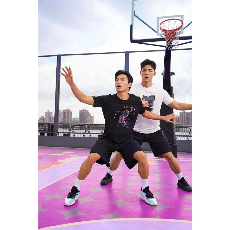T-shirt / maillot basketball - TS500 fast Black