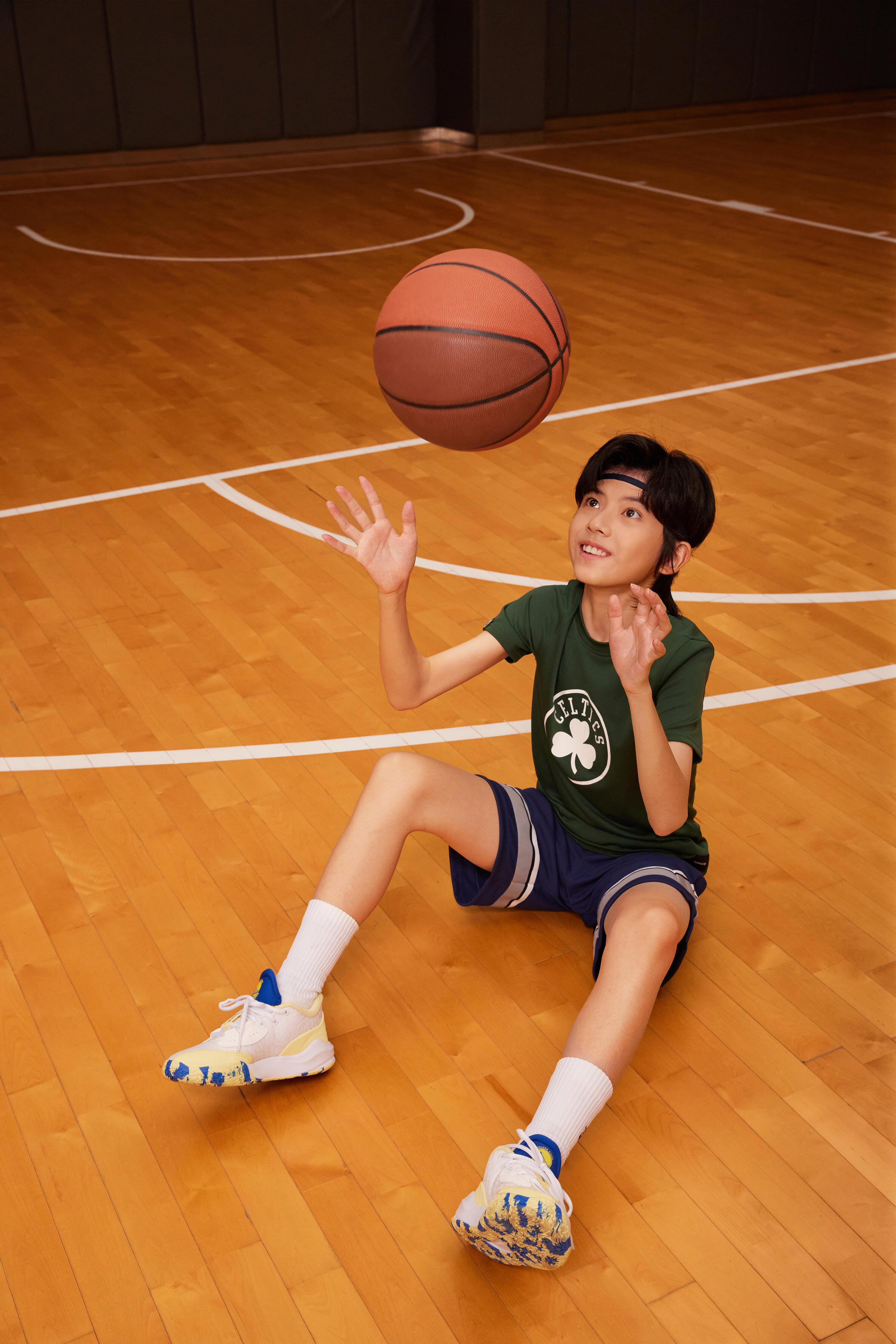 T-shirt basket bambino TS900 NBA Celtics verde 10/10