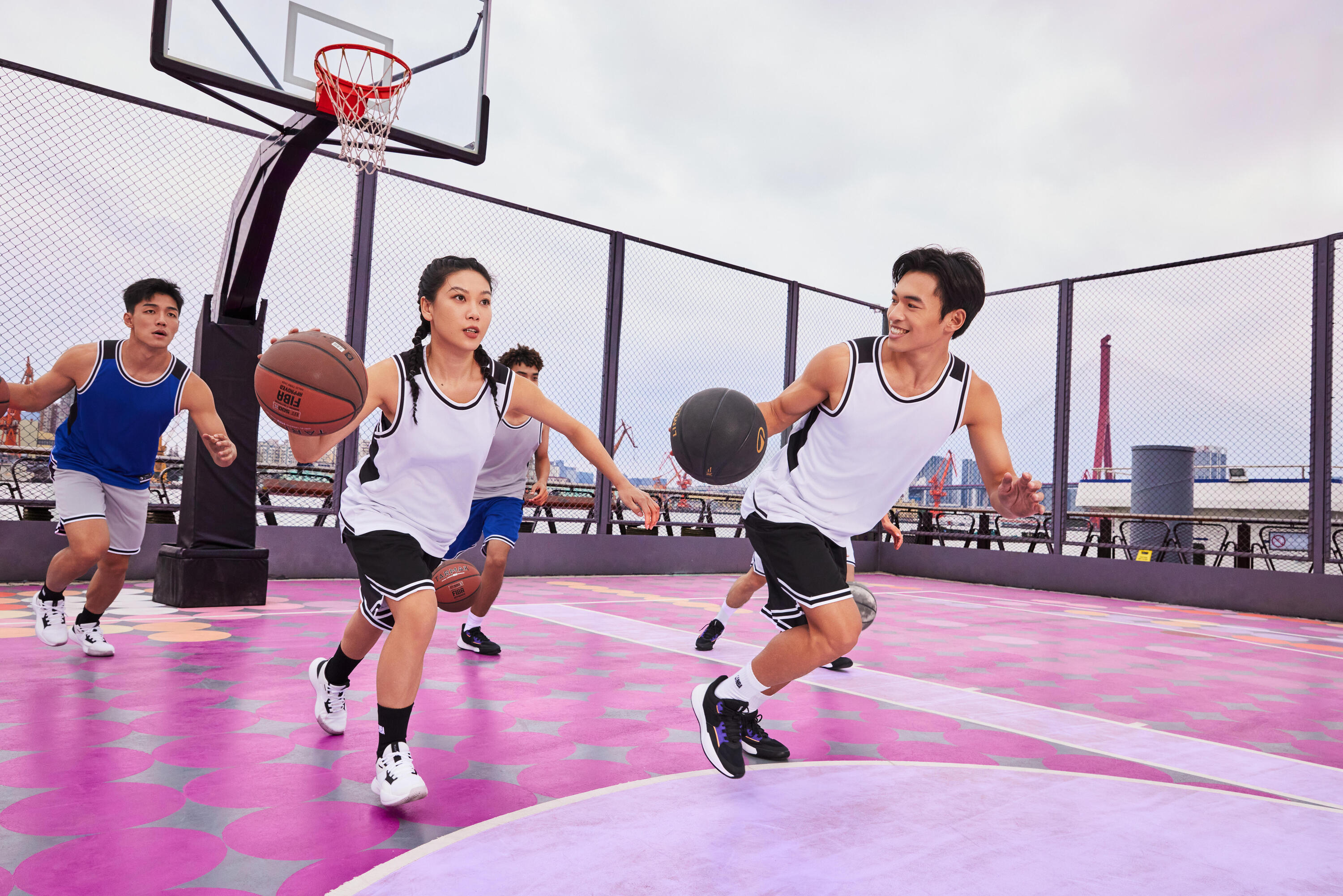 Basketball Größe 7 - BT500 Touch grau 8/8