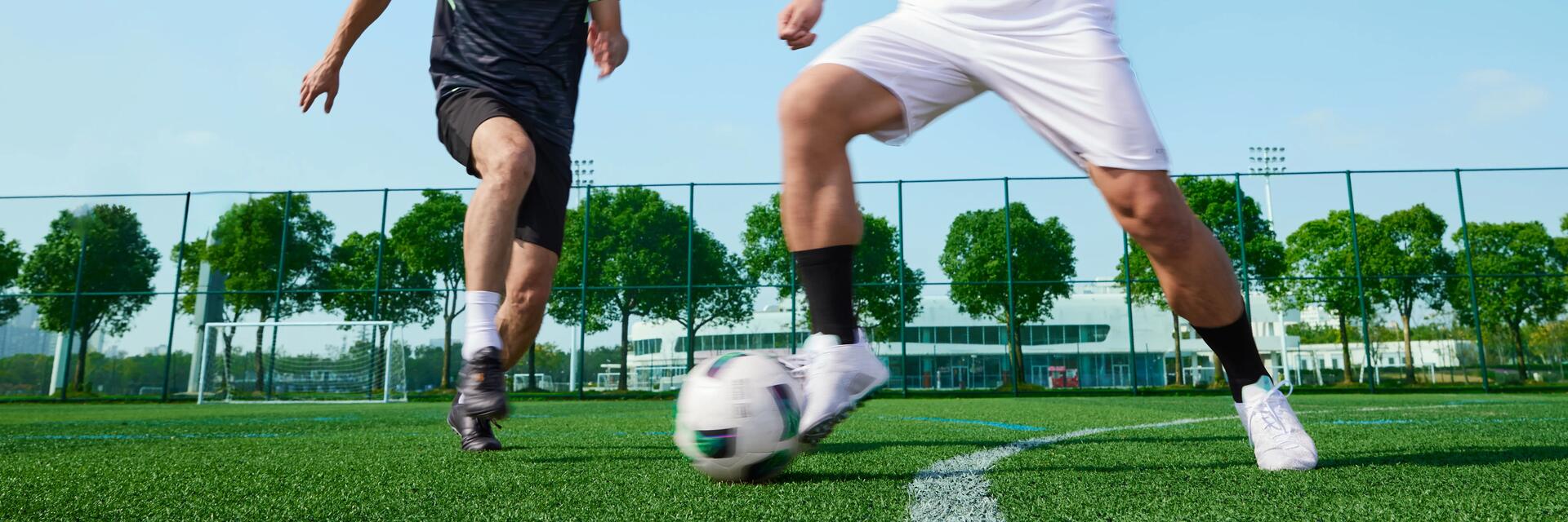 Voetbal actie