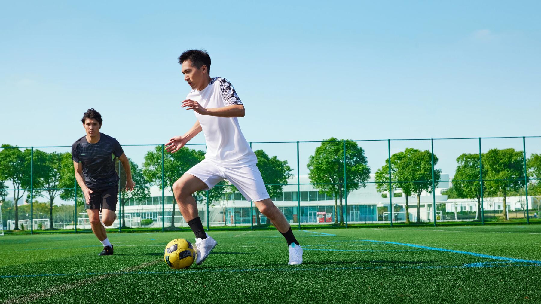 Voetbal actie