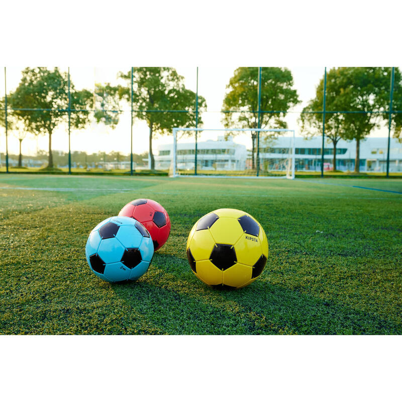 Ballon de football First Kick taille 5 (joueurs de 12 ans et plus) jaune