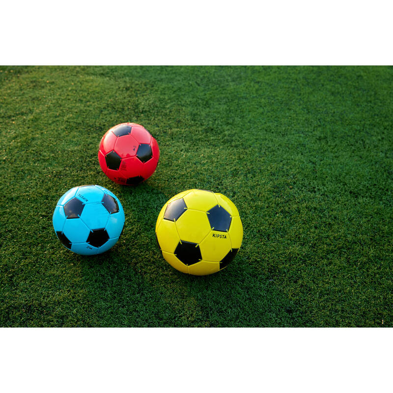 Ballon de football First Kick taille 5 (joueurs de 12 ans et plus) jaune