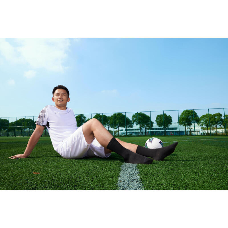 Yetişkin Futbol Forması - Beyaz/Siyah - Viralto Damier