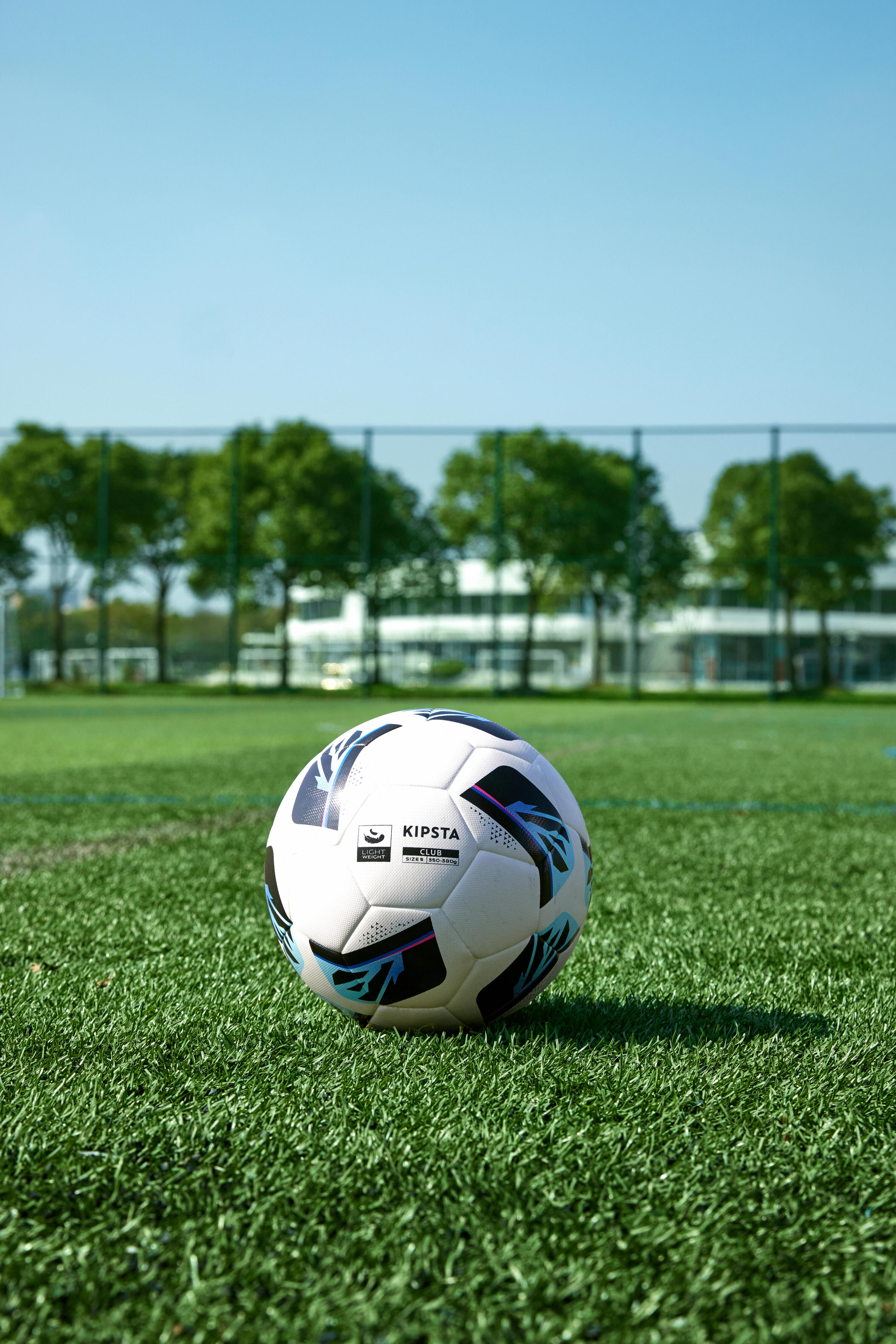 Fußball Größe 5 - Club Ball Hybrid Light weiß 9/11
