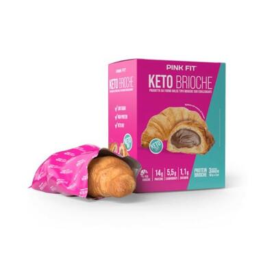 Pink Fit Keto Brioche con crema di cacao