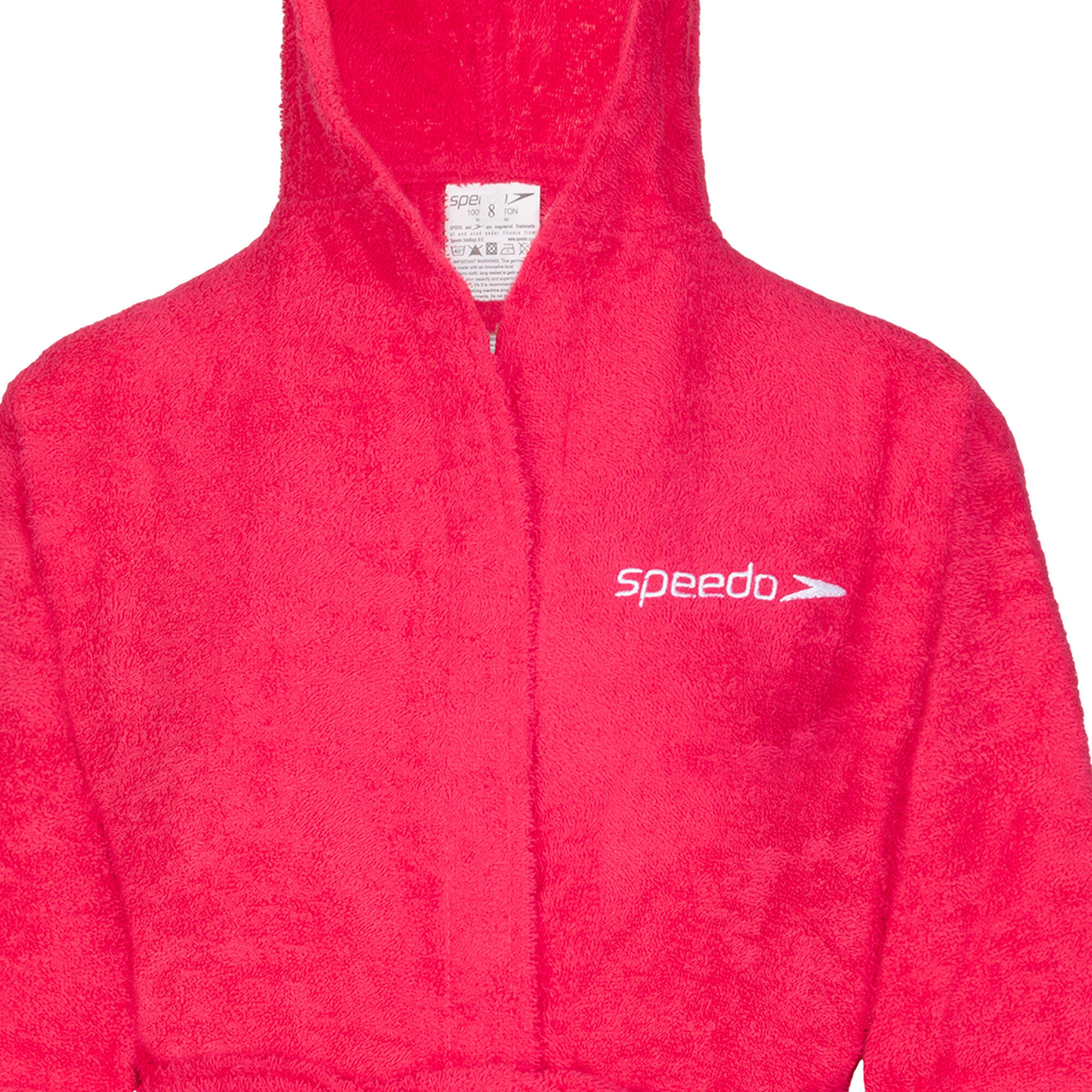 Accappatoio cotone bambina SPEEDO rosa 2/4