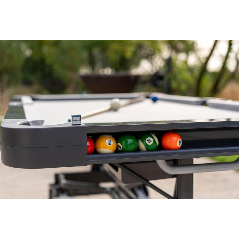 Table de billard d'extérieur repliable et mobile, BT 700 OUTDOOR