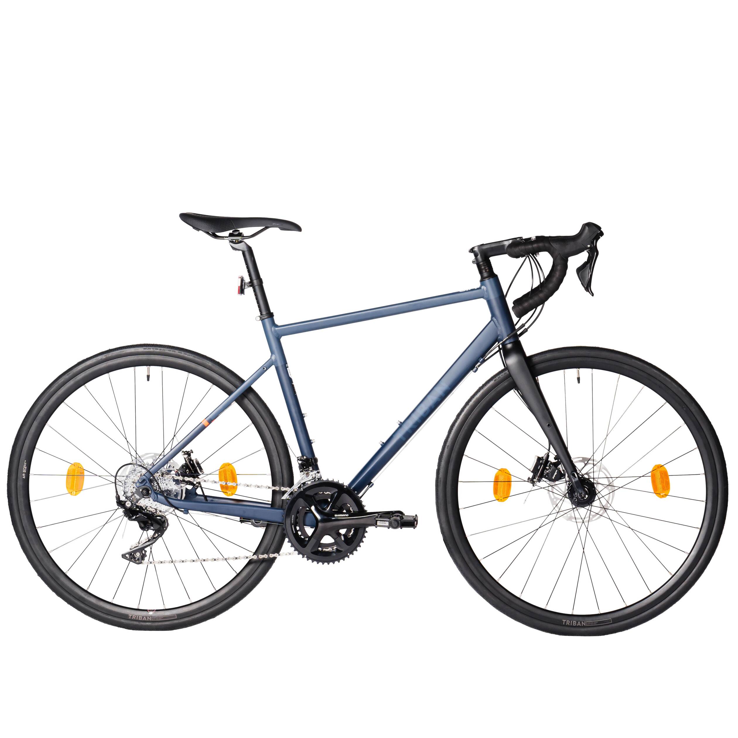 Road Bike Triban RC520 - Shimano 105 2x11, Hydro Mechanical Disc, Carbon Fork